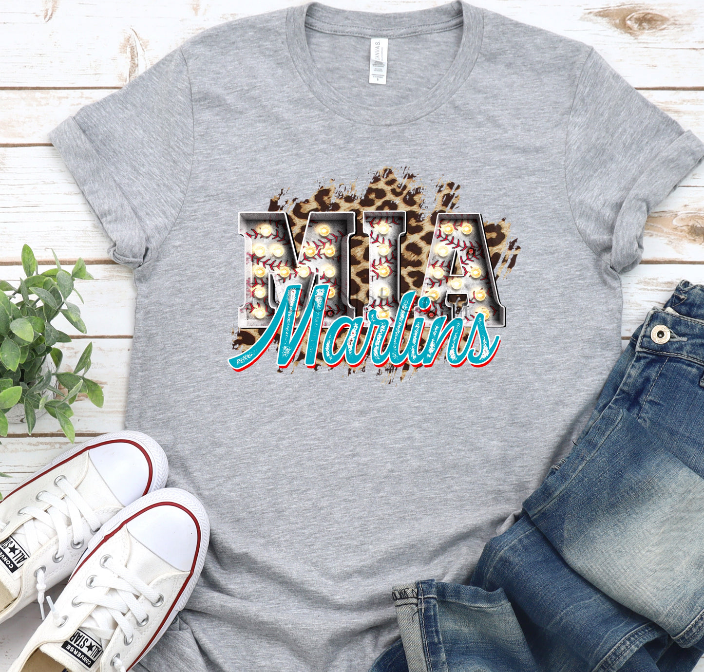 MIA Marlins marquee-DTF