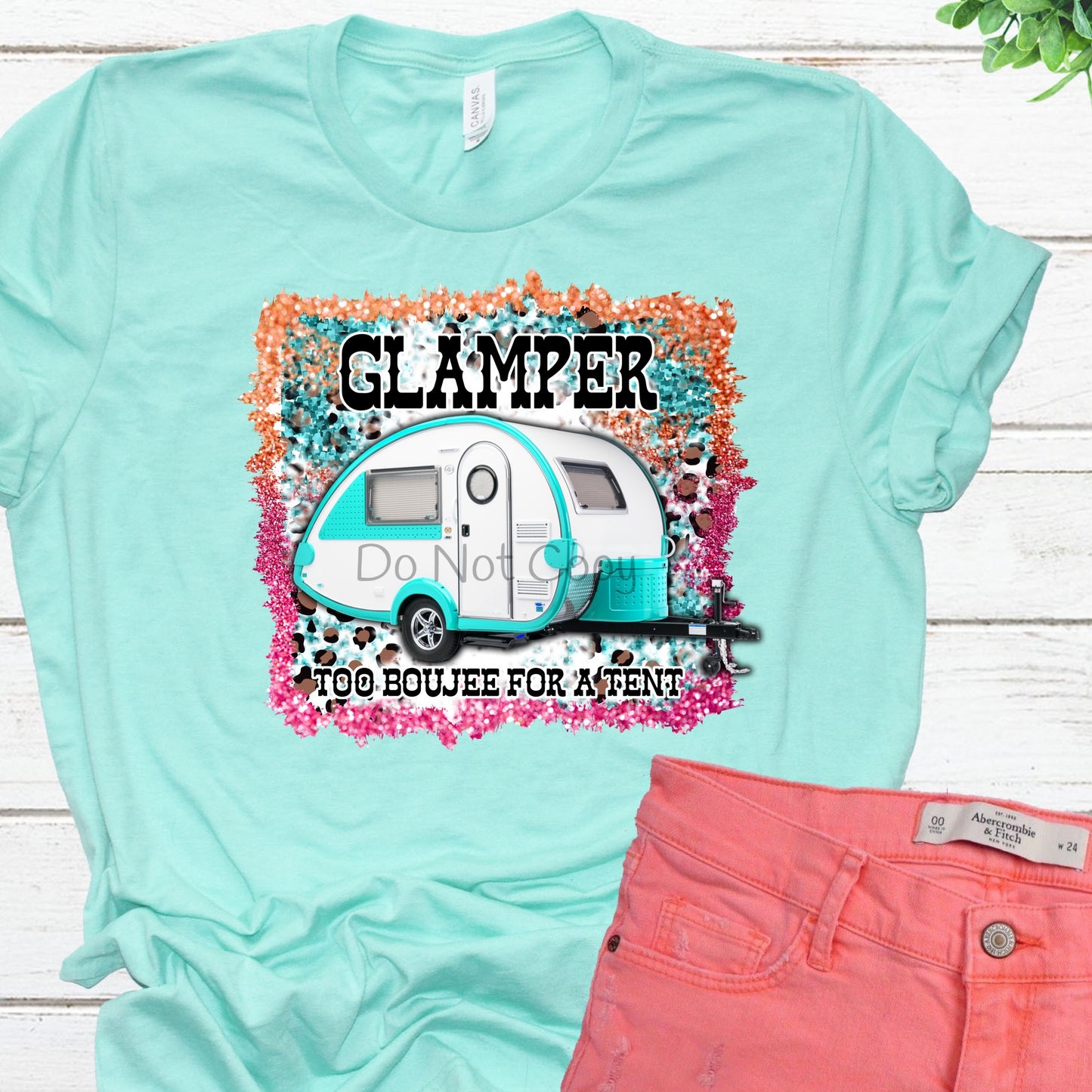 Glamper too boujee for a tent-DTF