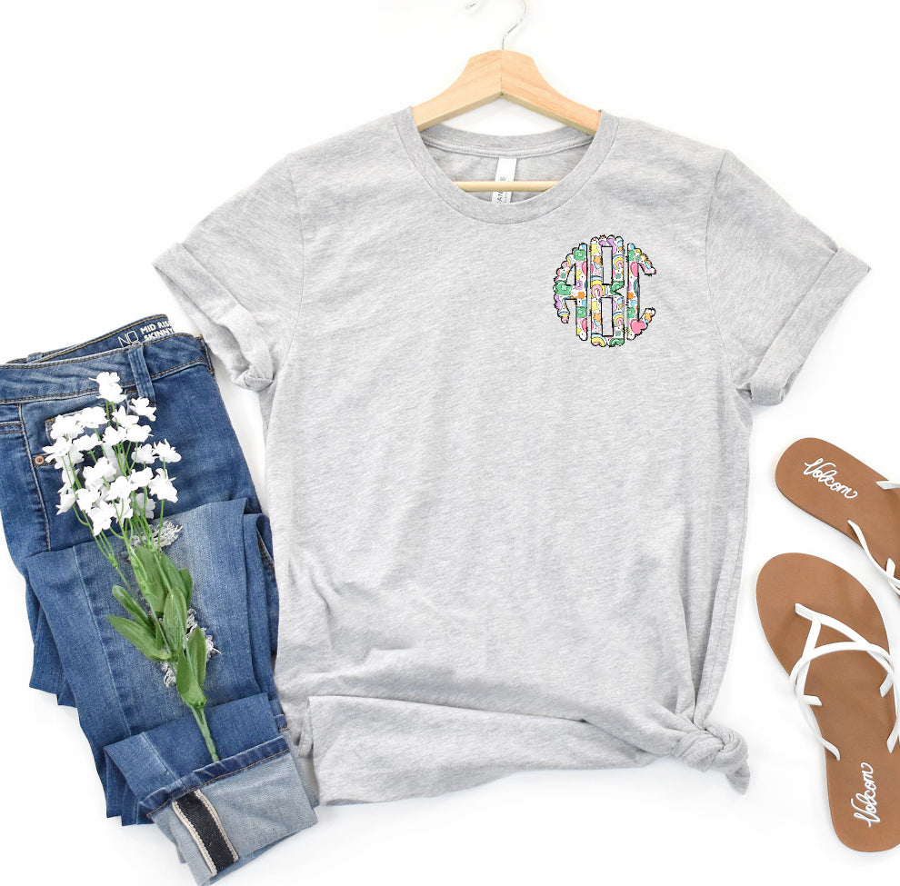 Lucky charm Monogram -DTF