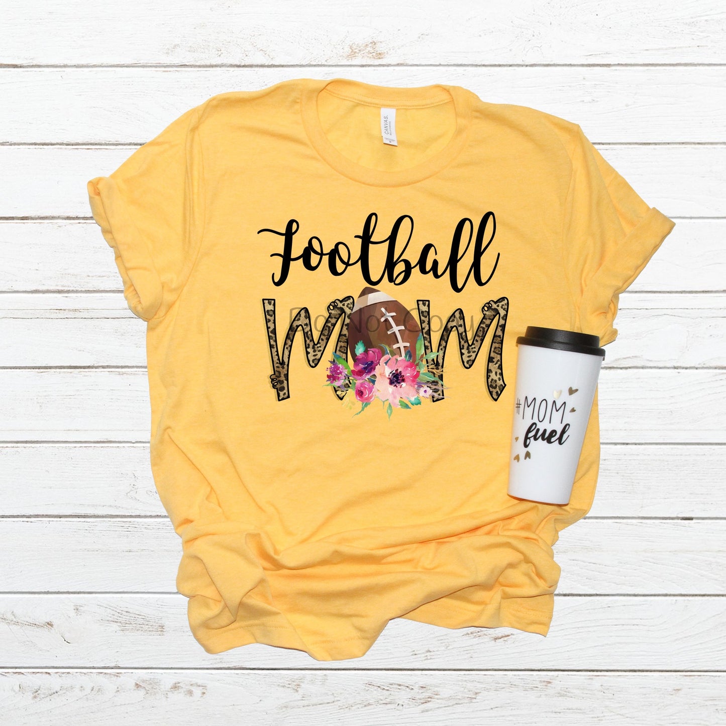 Football mom leopard M-DTF