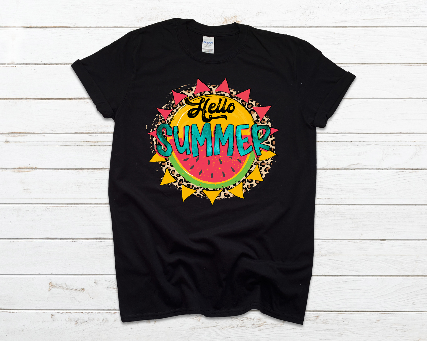 Hello Summer sun watermelon - DTF