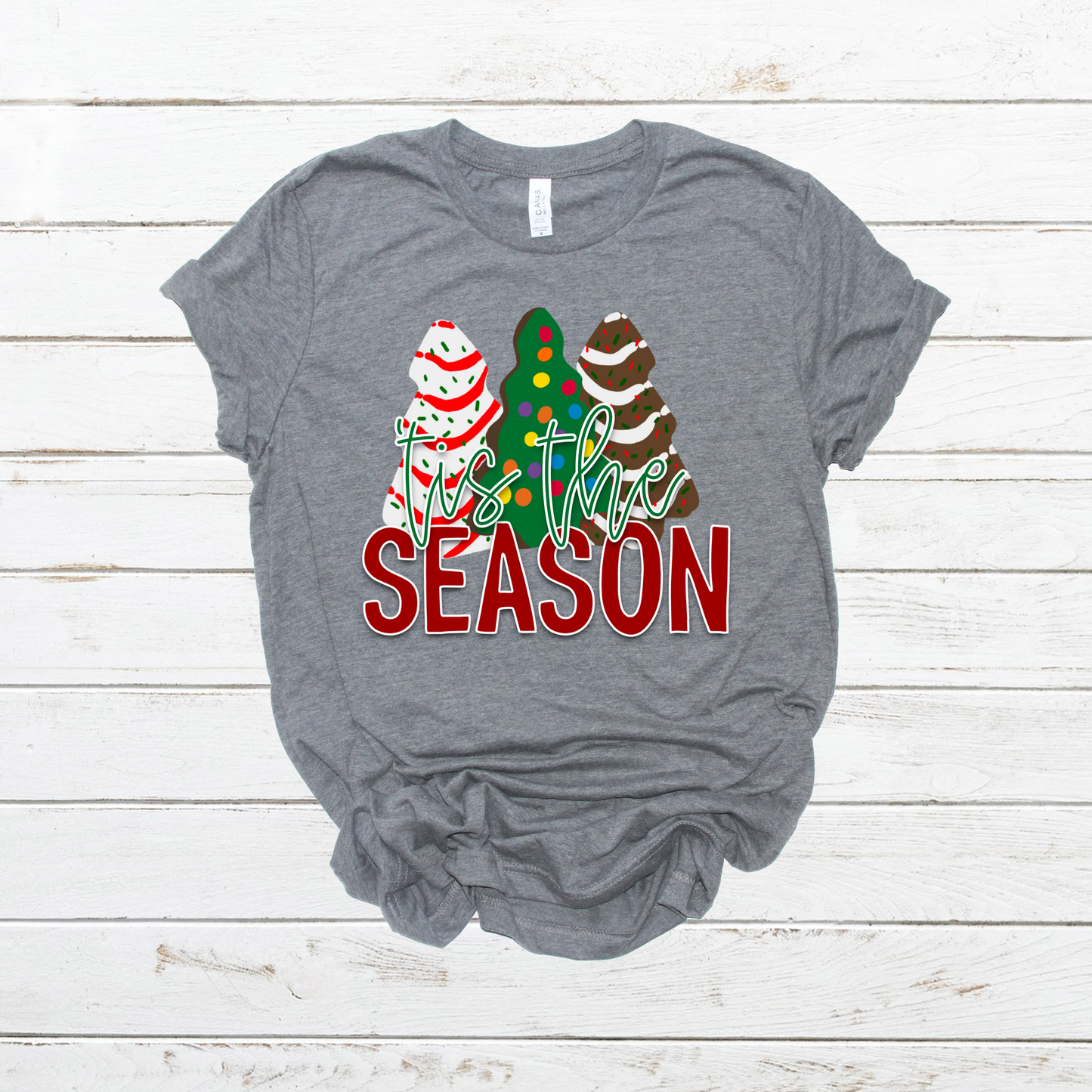 Tis the season cakes green middle-DTF