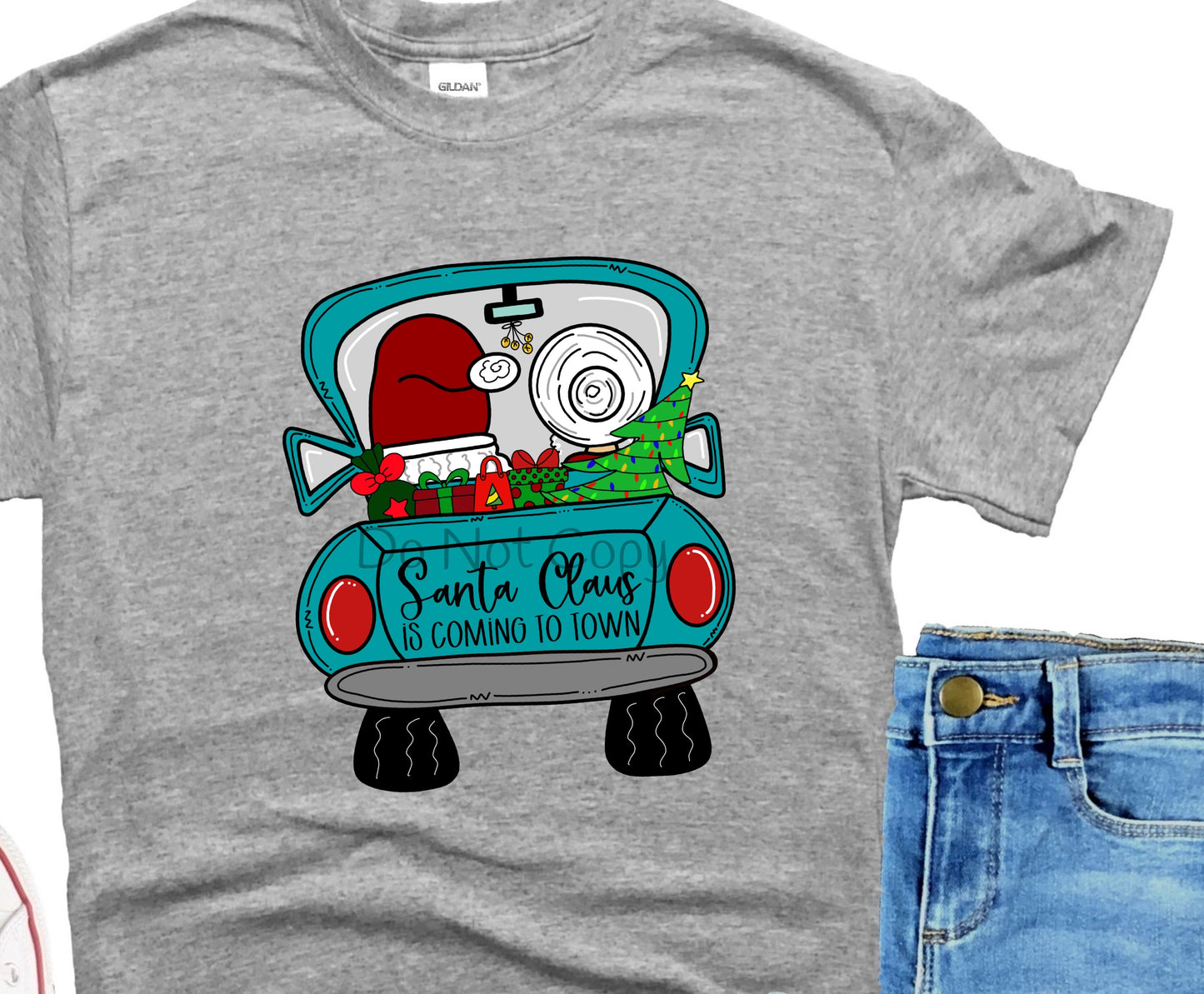 Santa Claus is coming to town-DTF