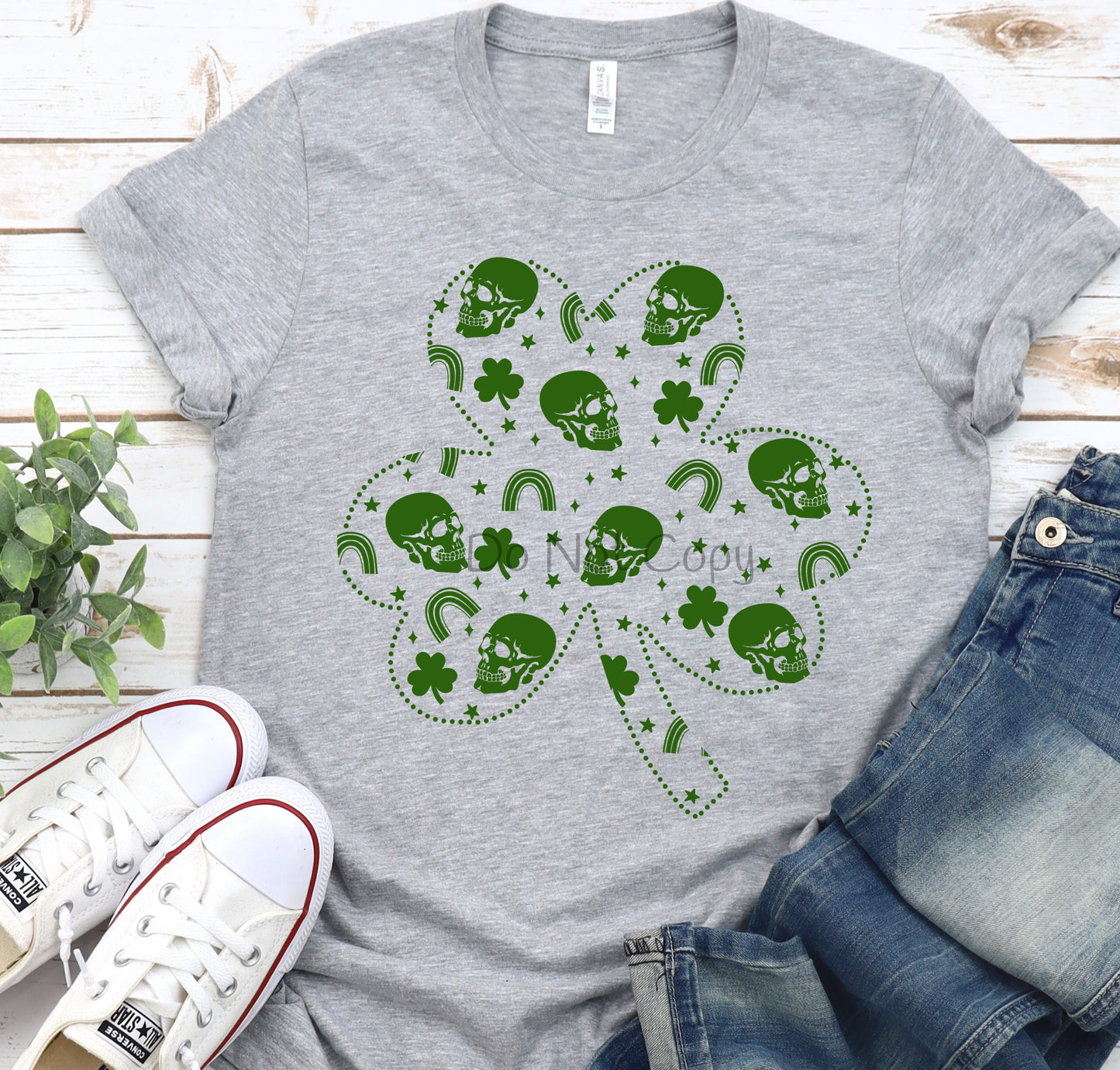 Clover skulls-DTF