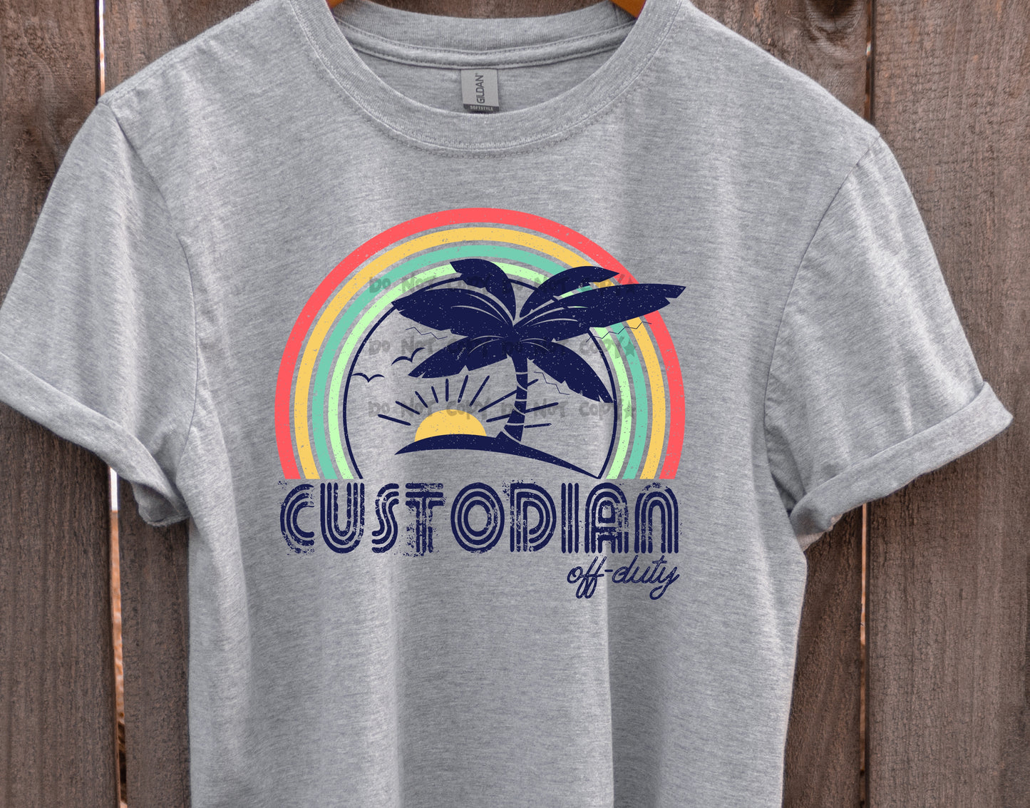Custodian off duty-DTF