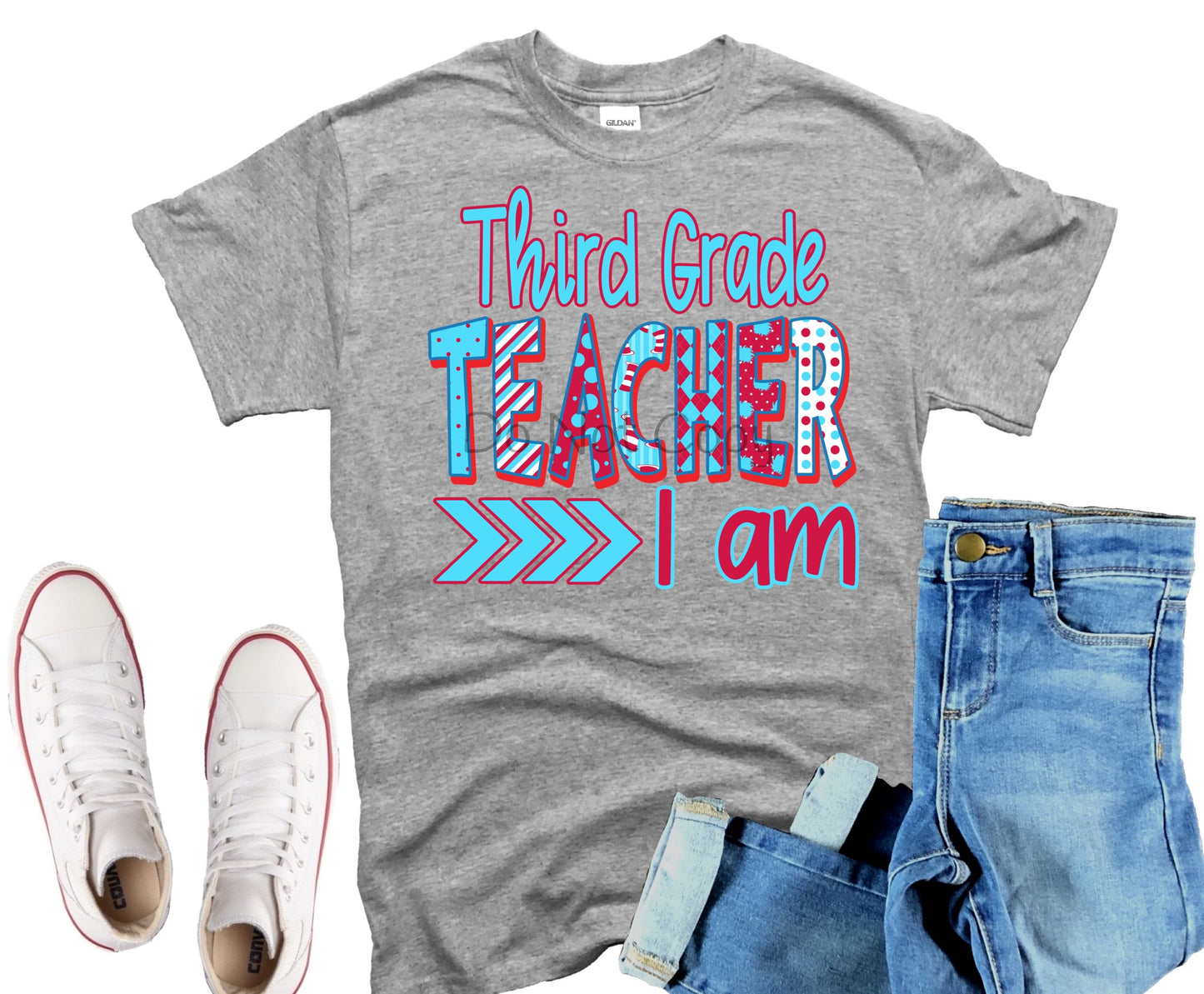 Third grade teacher I am-DTF