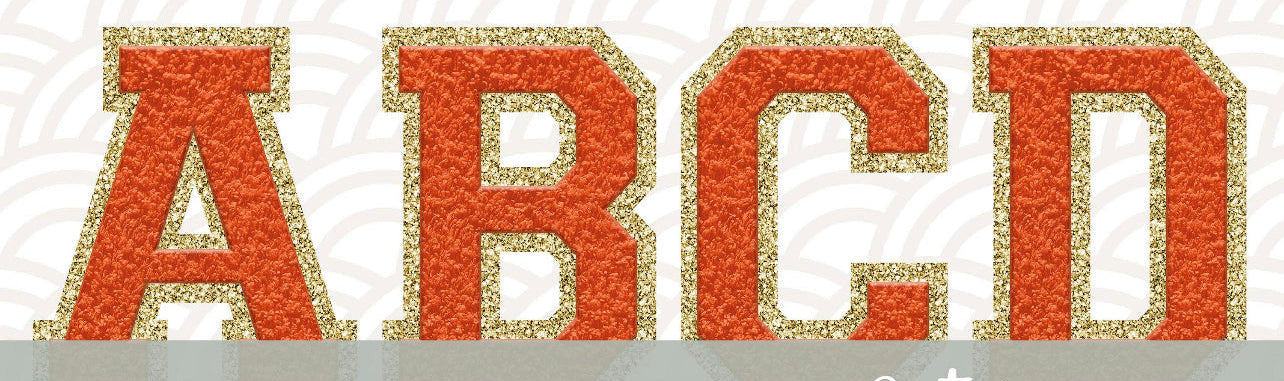 CUSTOM Chenille Letters & Numbers-DTF
