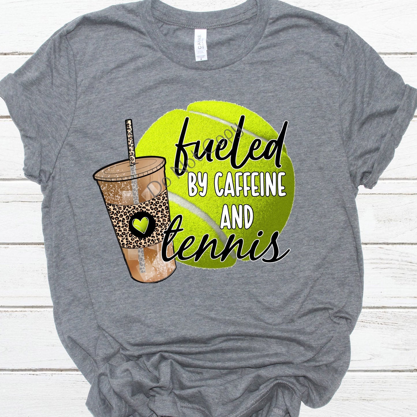 Fueled by coffee and tennis-DTF