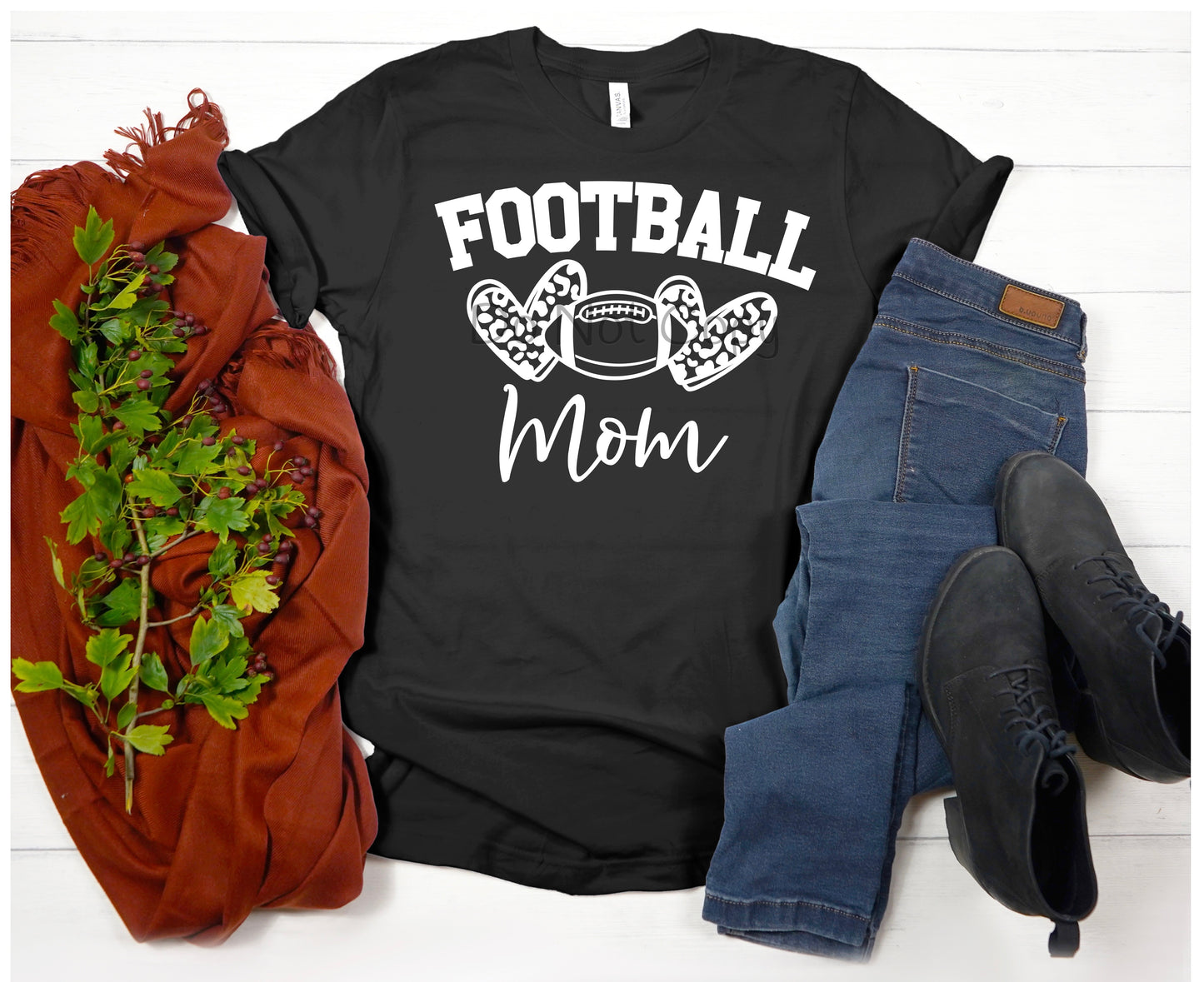 Football mom hearts-DTF