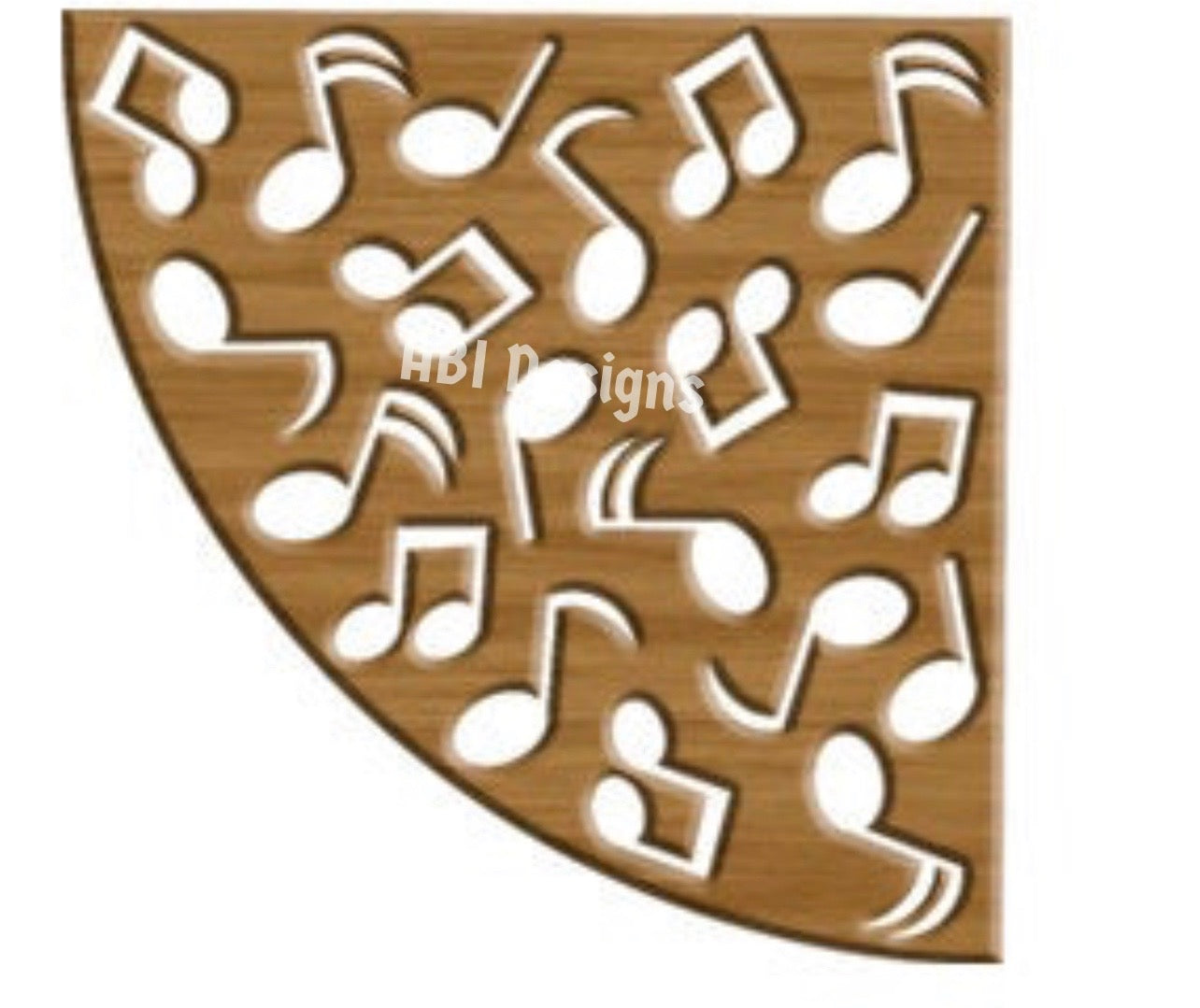 Music notes Sleeve Stencil