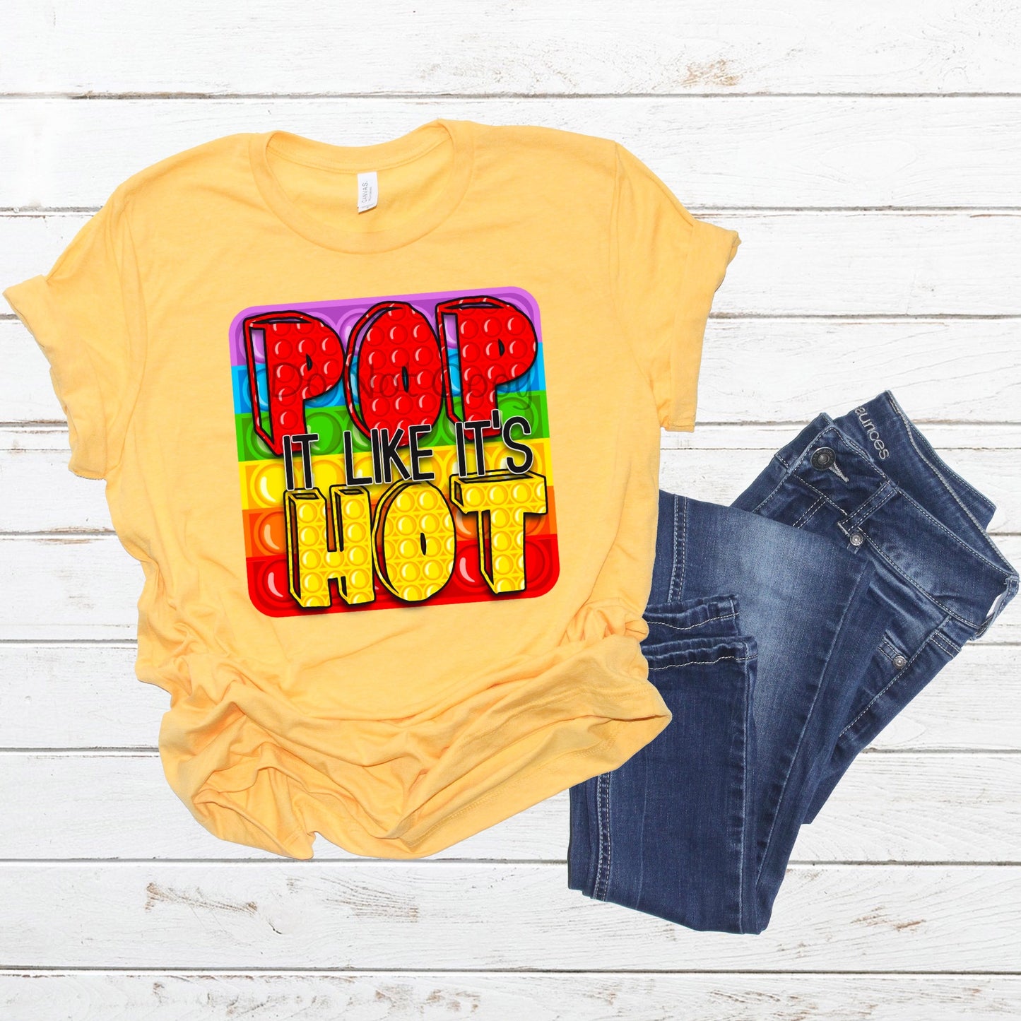 Pop hot square-DTF