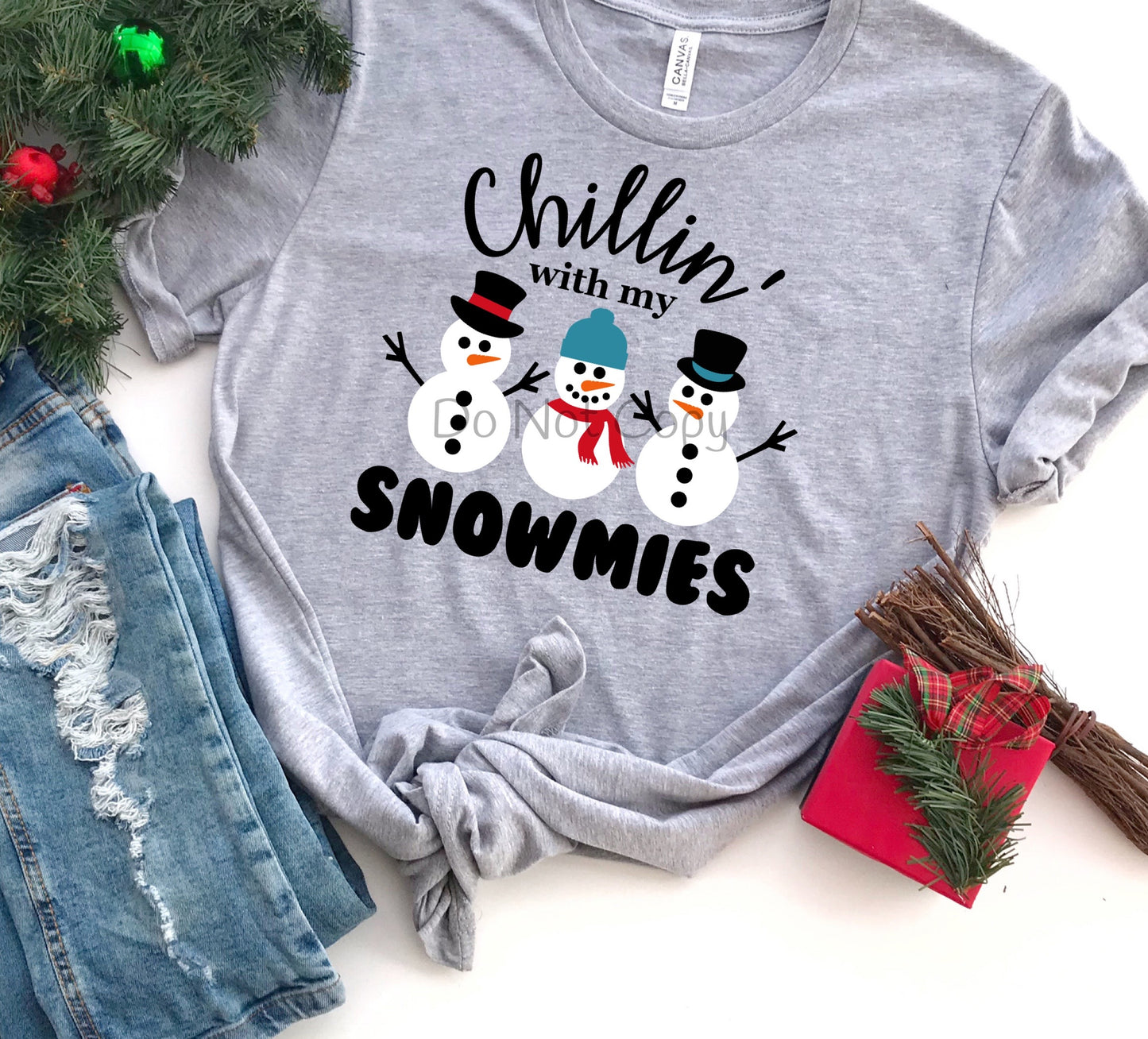 Chillin with my snowmies-DTF