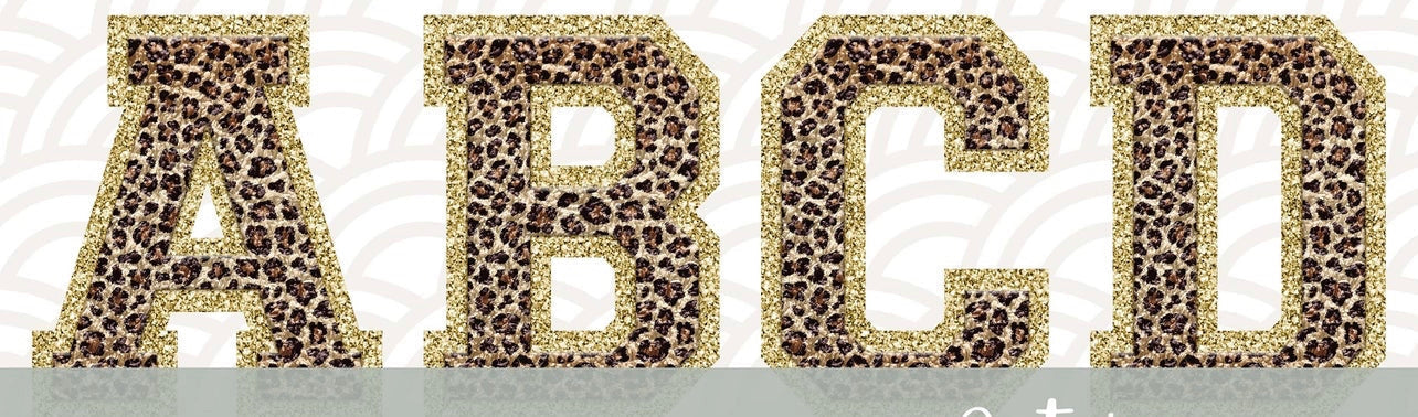 CUSTOM Chenille Letters & Numbers-DTF