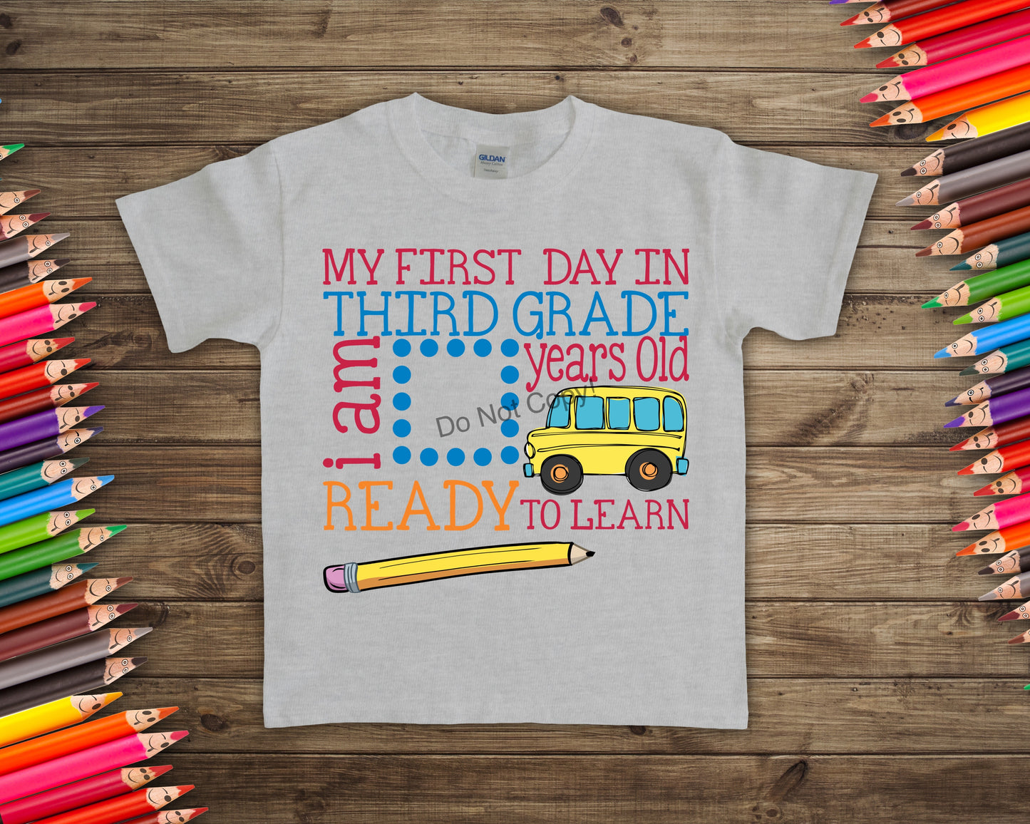 My first day in third grade-DTF