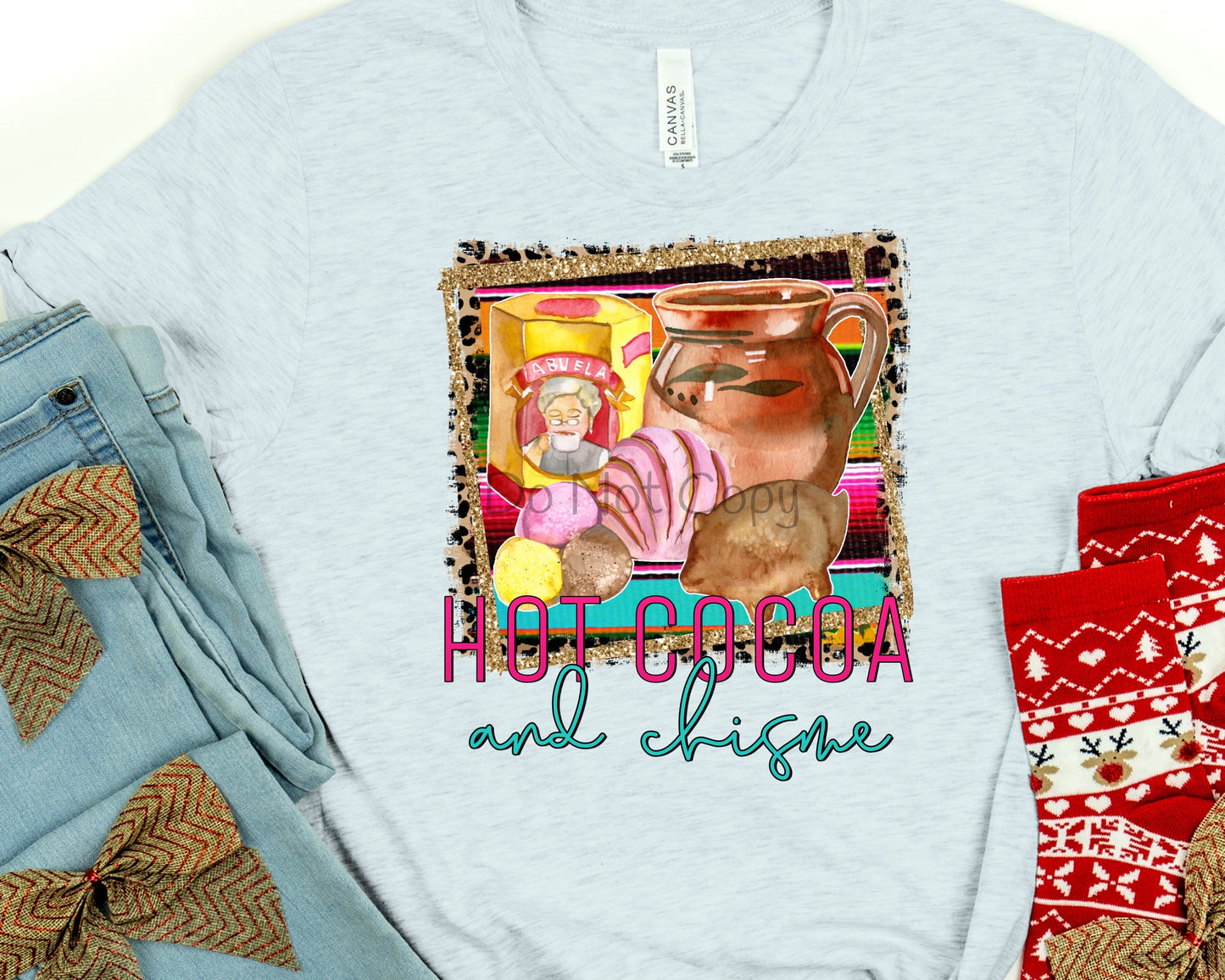 Hot cocoa and chisme-DTF