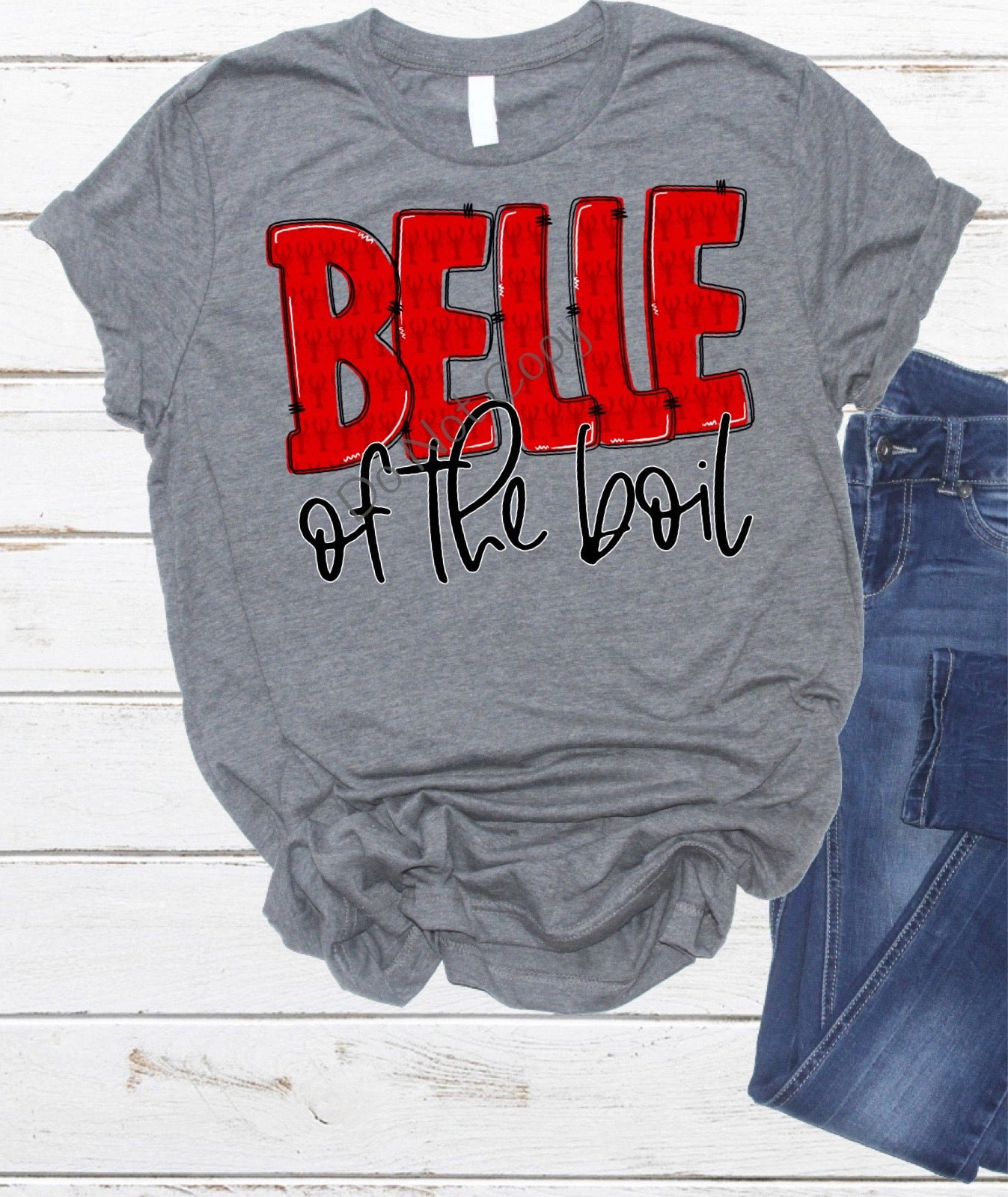 Belle of the boil crawfish-DTF