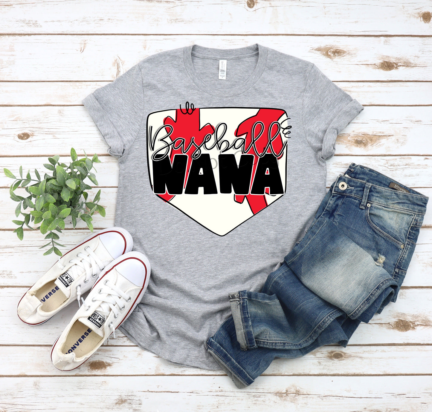 Baseball plate Nana -DTF