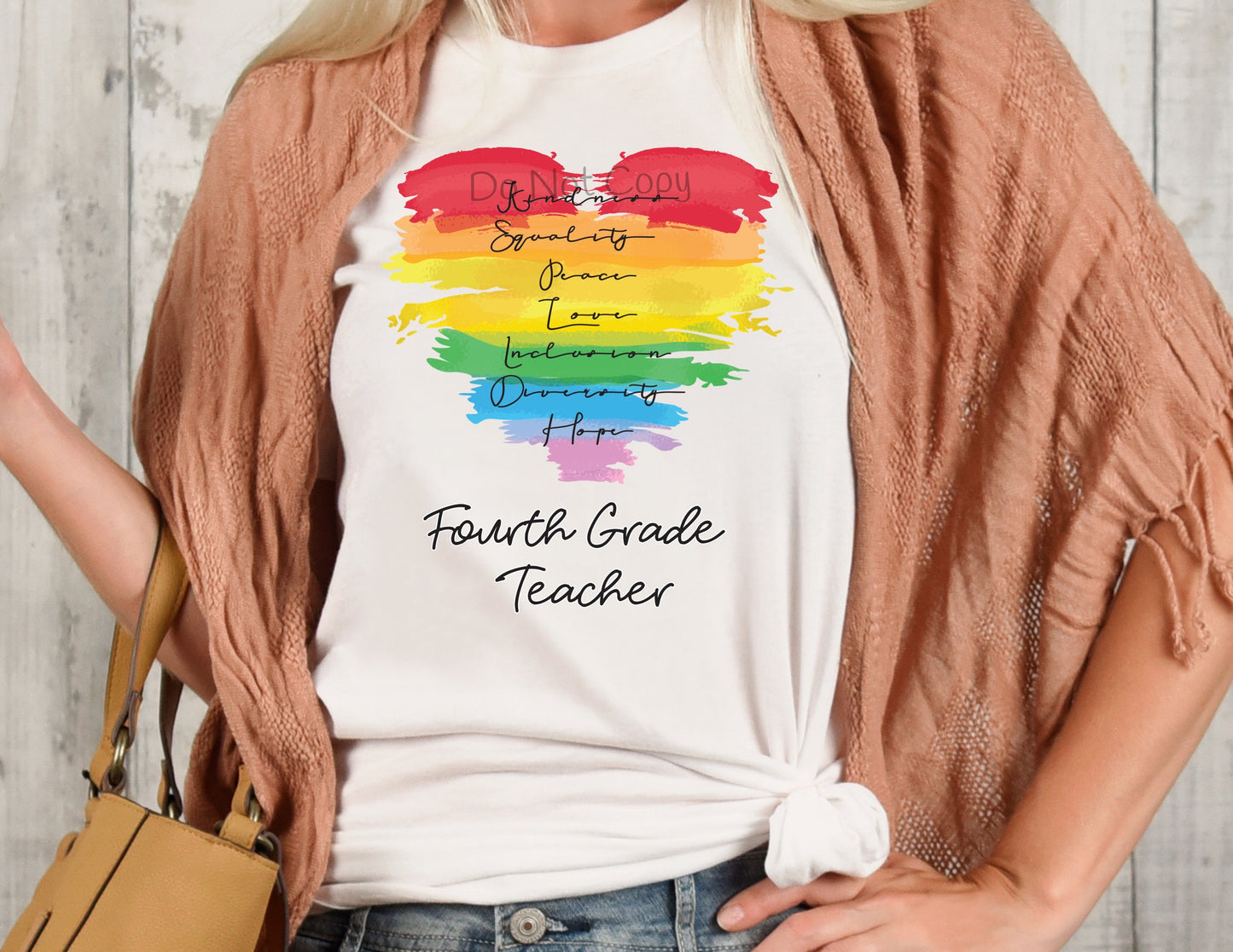 Kindness equality peace fourth grade teacher-DTF