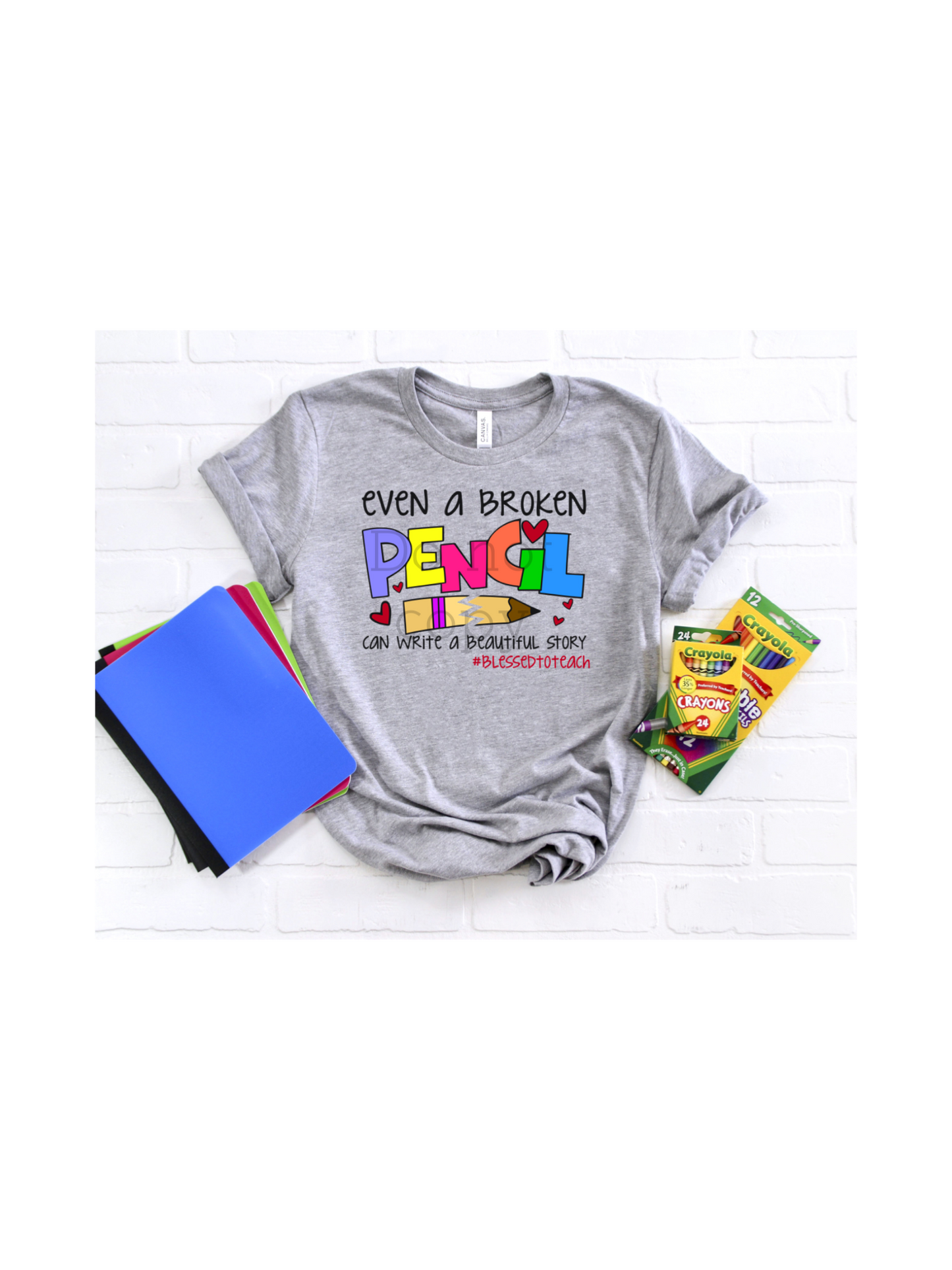 Even a broken pencil blessed to teach -DTF