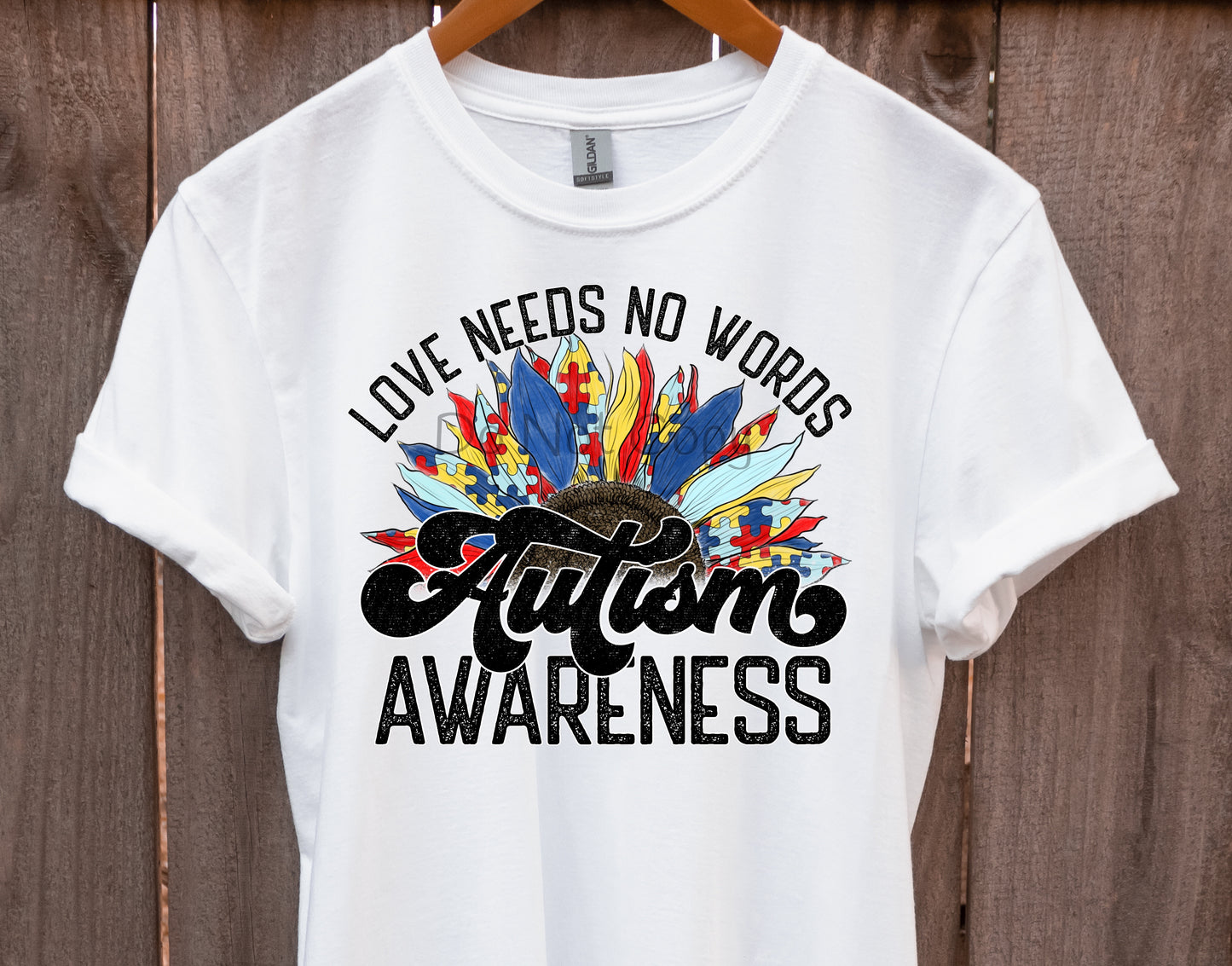 Love needs no words autism-DTF