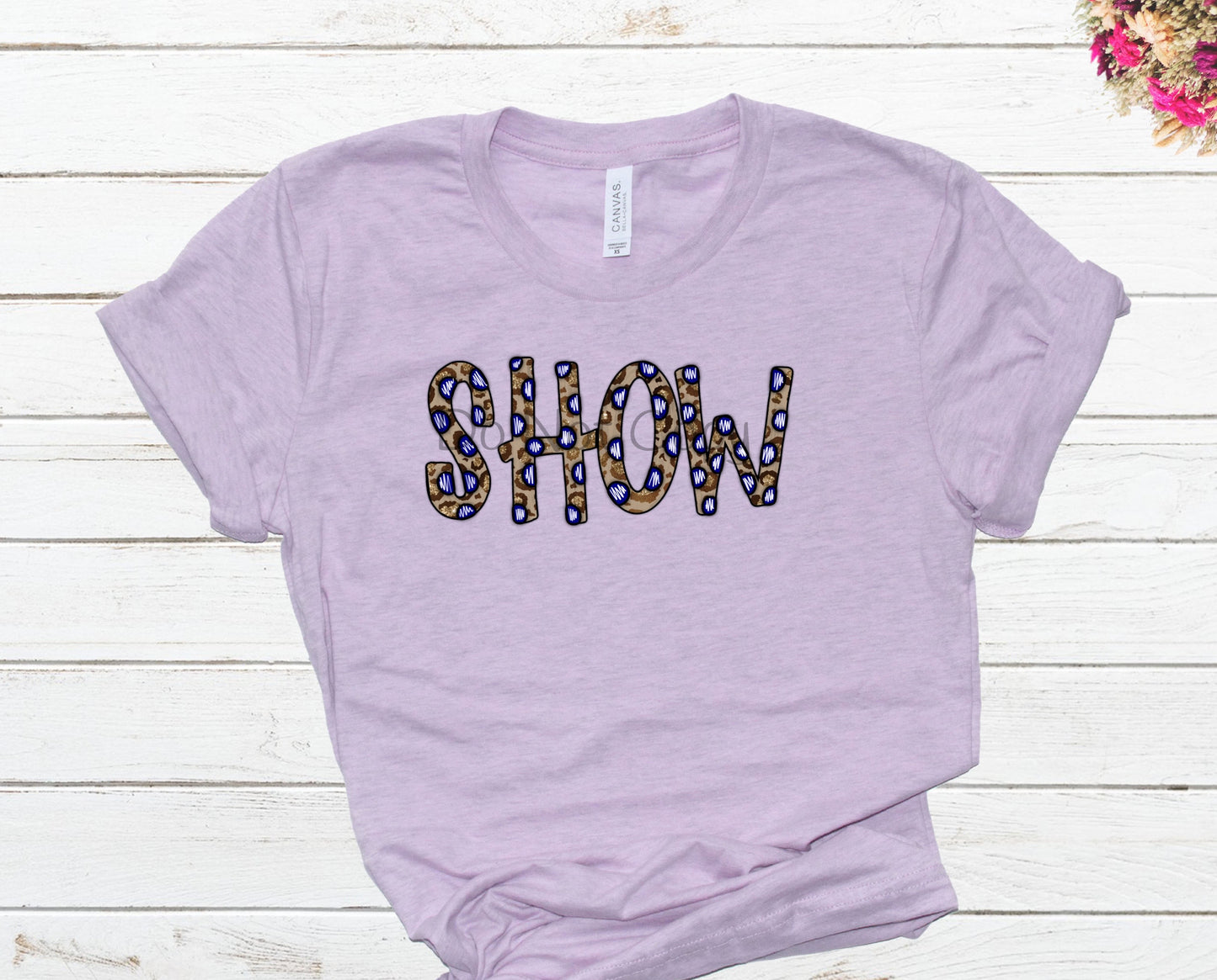 Show leopard purple-DTF