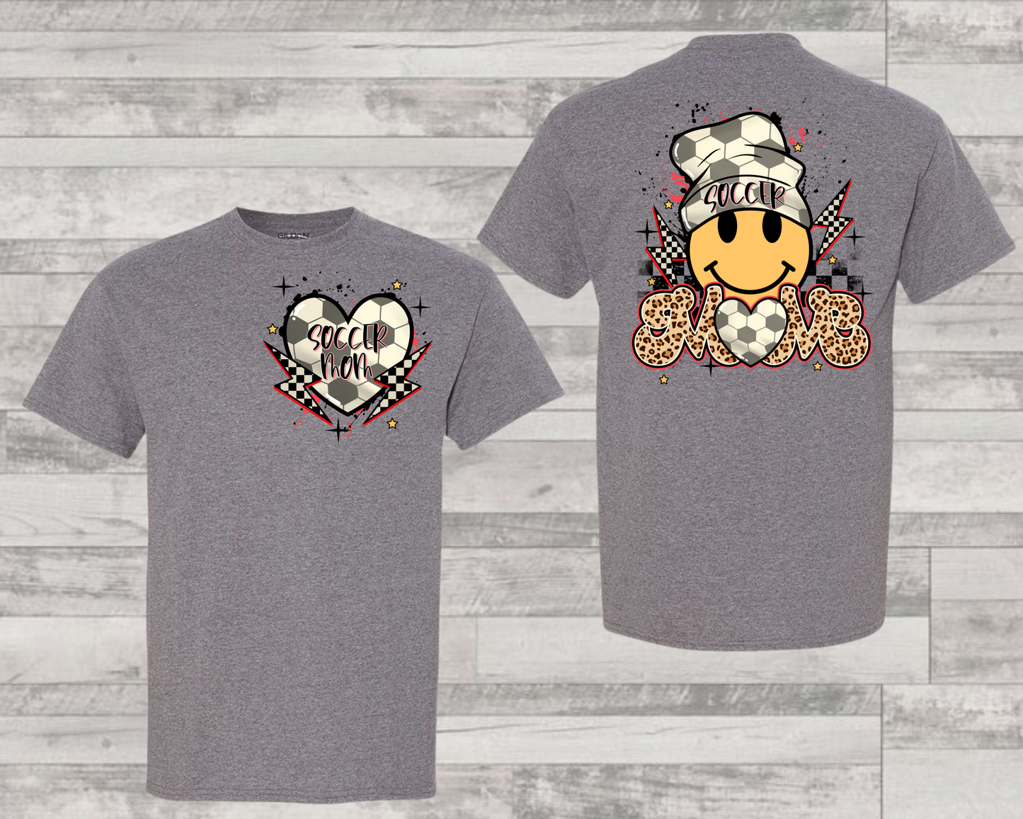 Soccer mom heart bolt (FRONT)-DTF