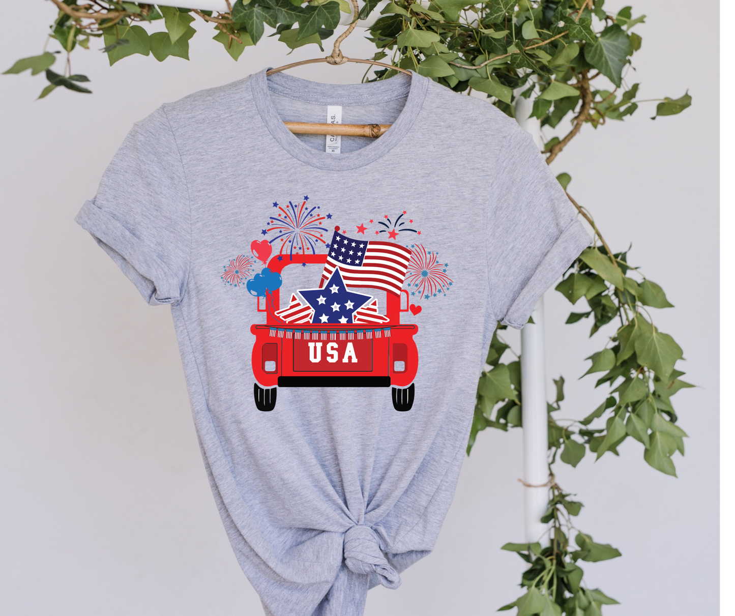 Patriotic USA Truck -DTF