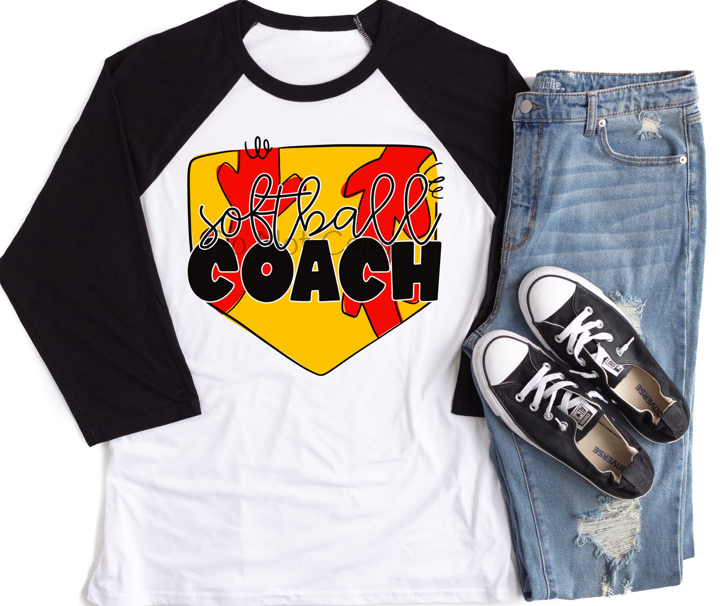 softball coach plate -DTF