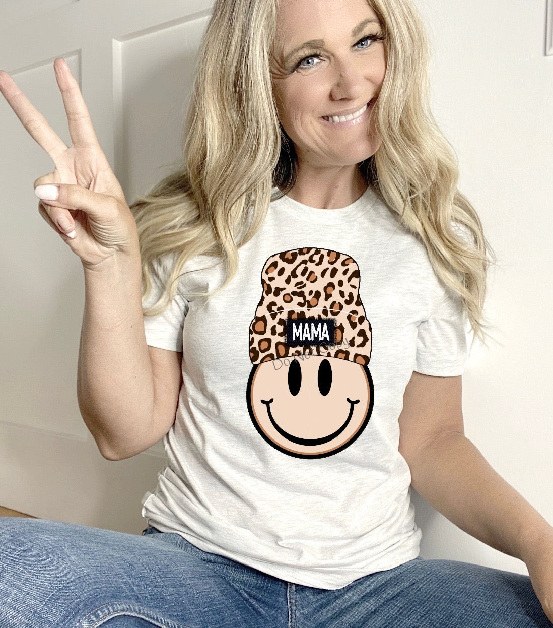 Mama leopard toboggan -DTF