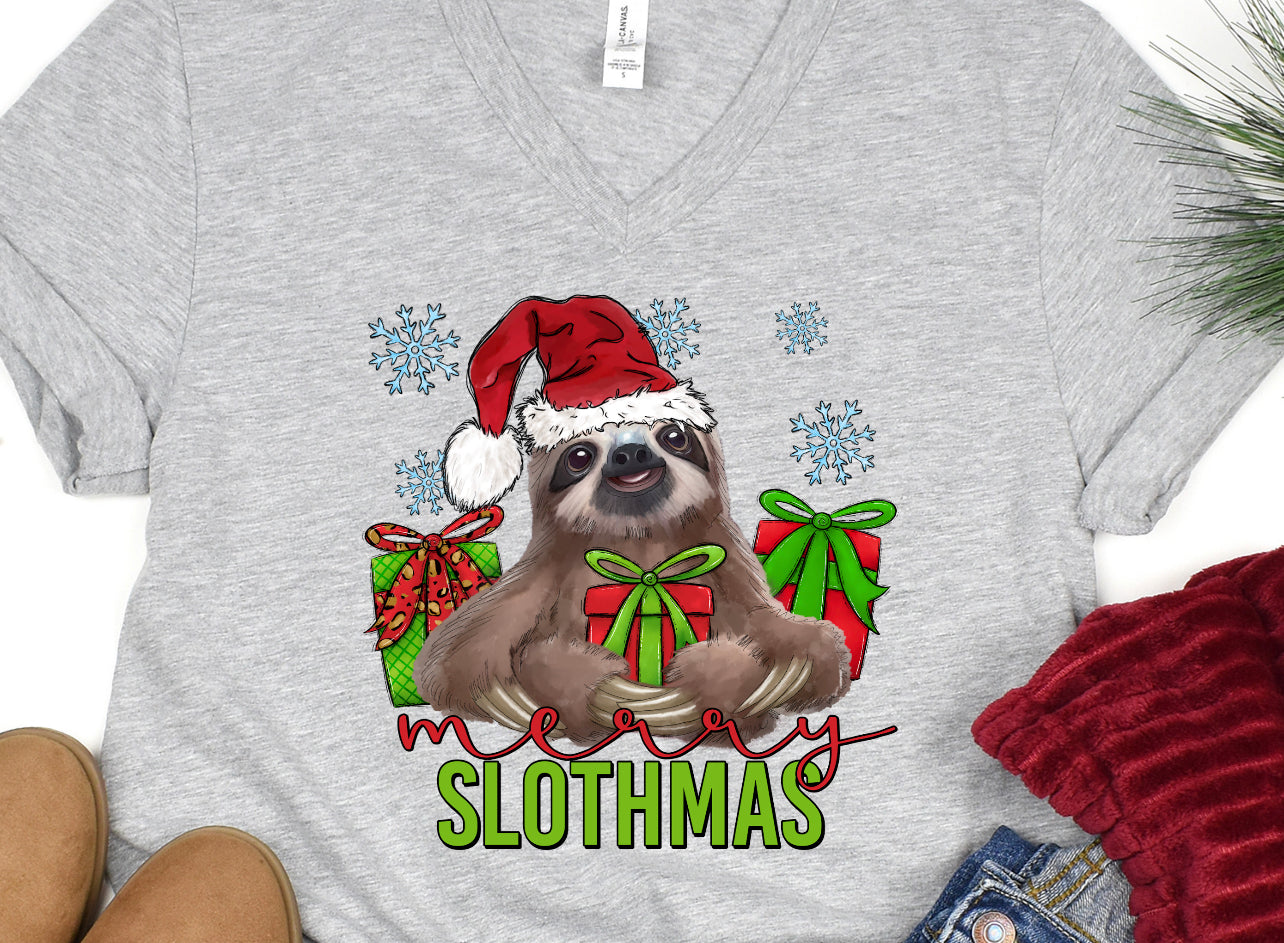 Merry slothmas- DTF