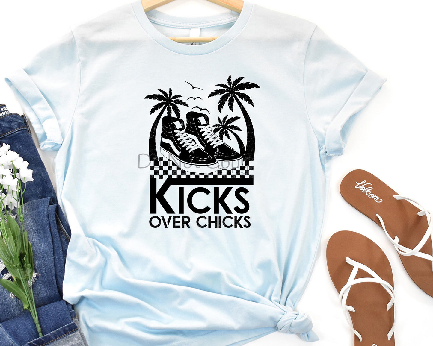 Kicks over chicks solid-DTF