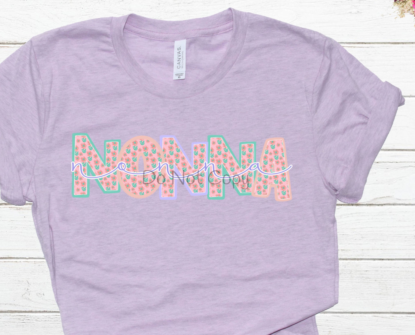 Sweet floral Nonna-DTF