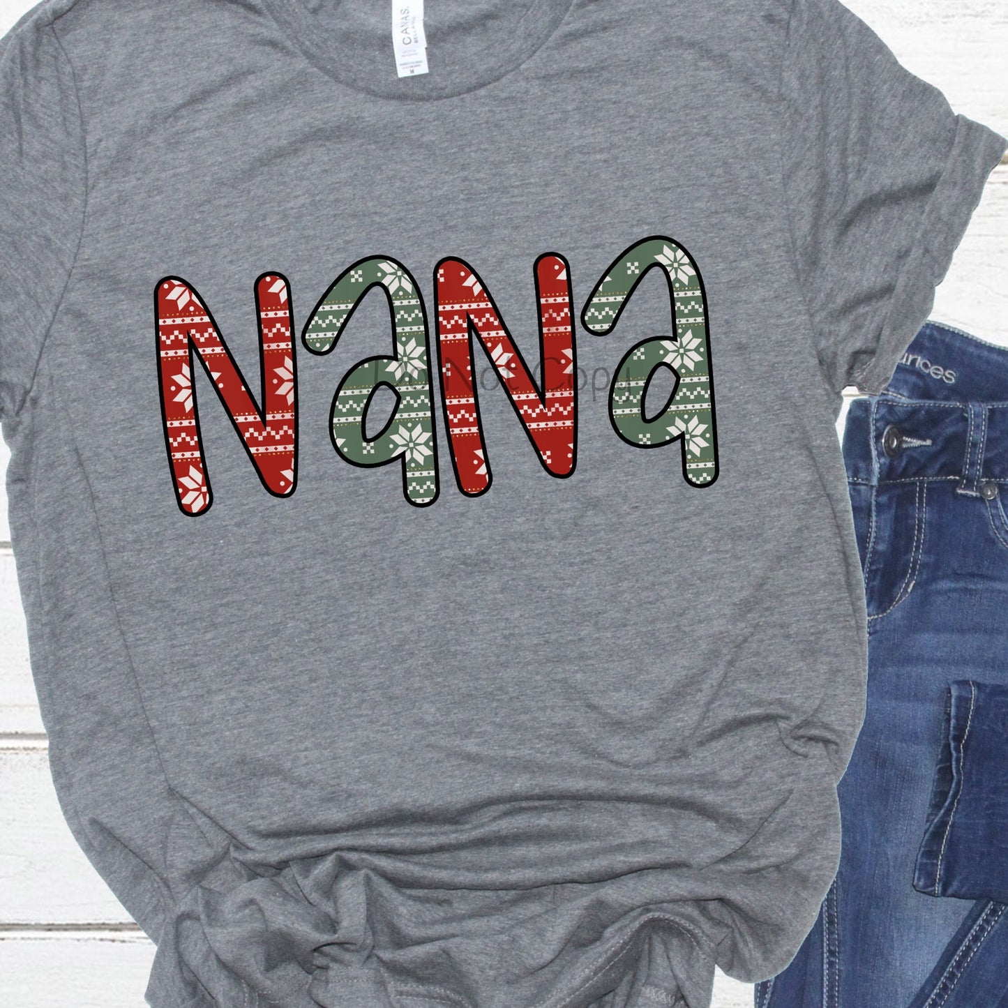 Nana Christmas print-DTF