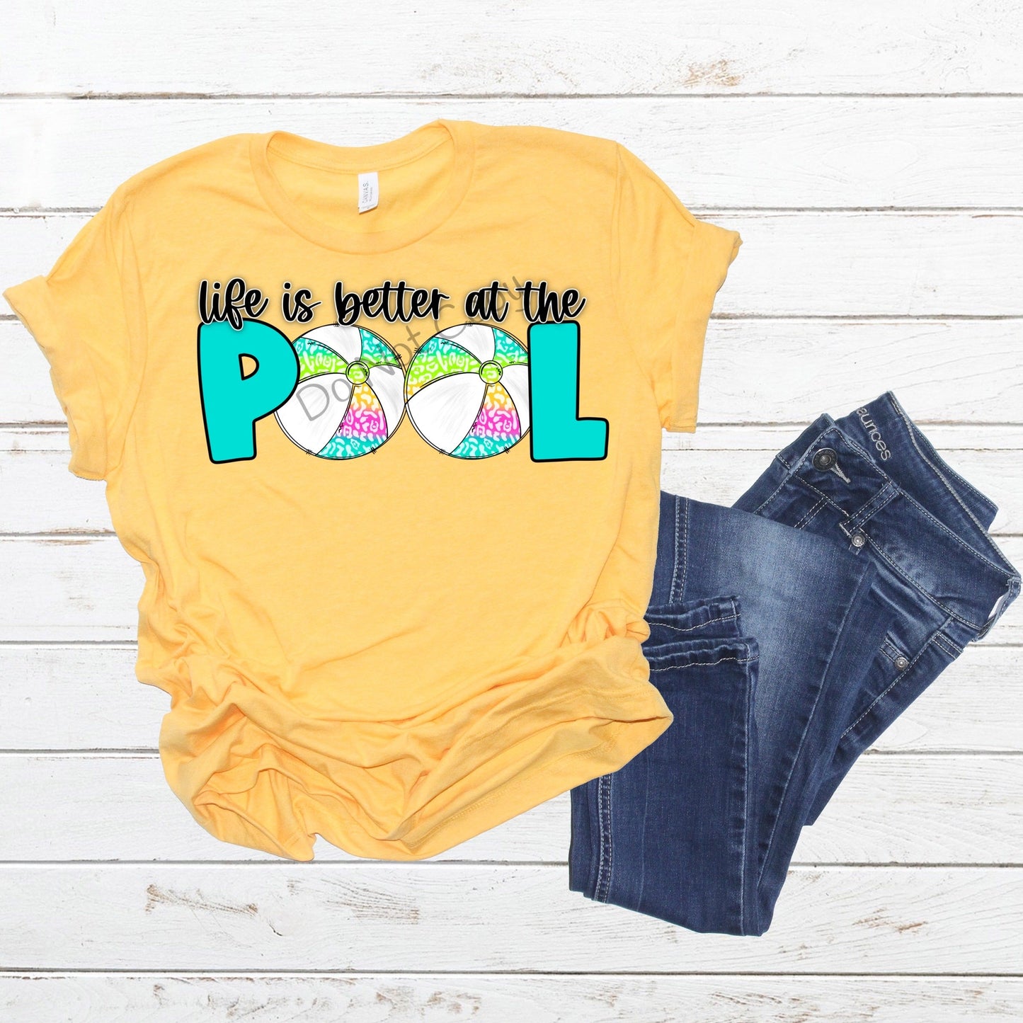 Life is better at the pool-DTF