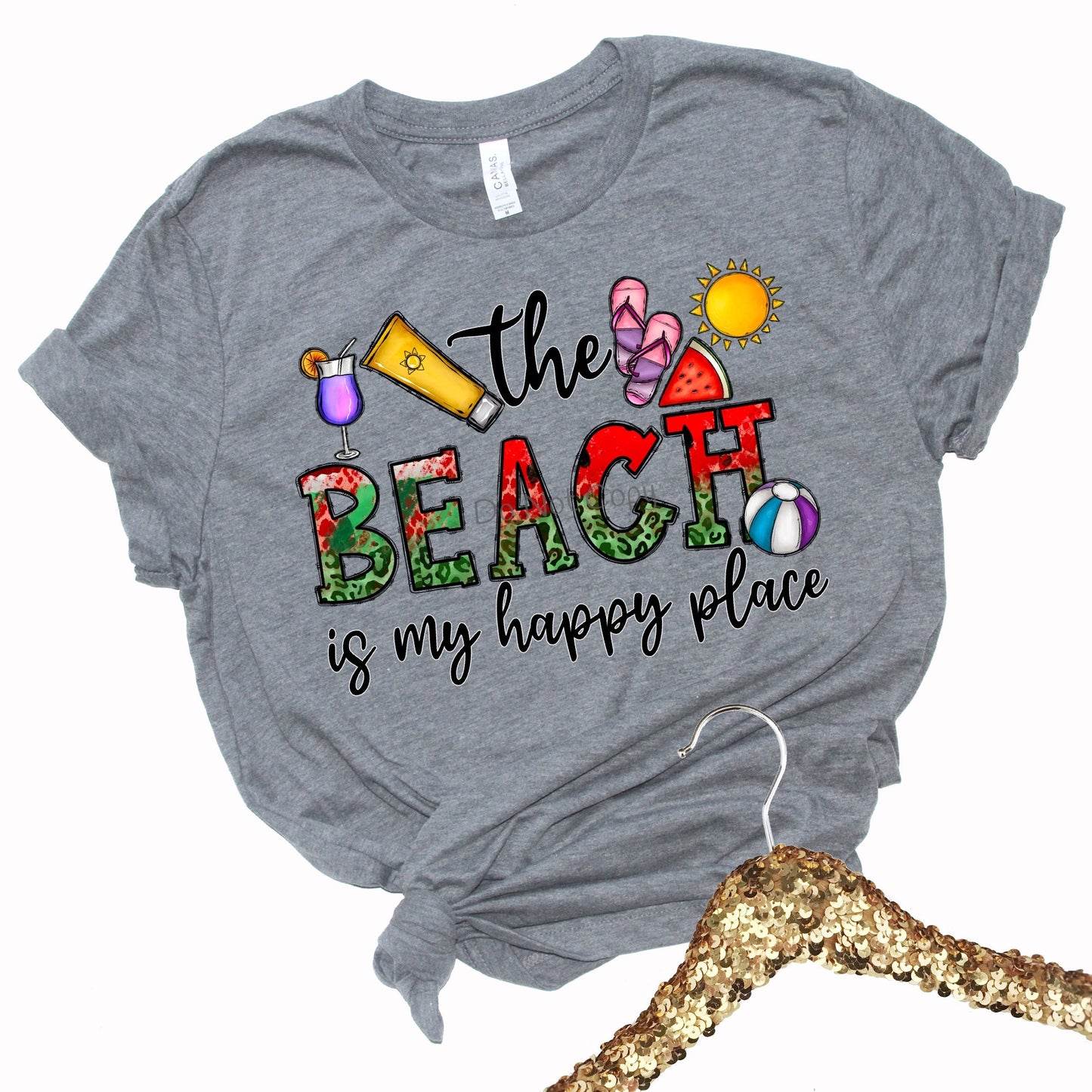 The beach is my happy place - DTF