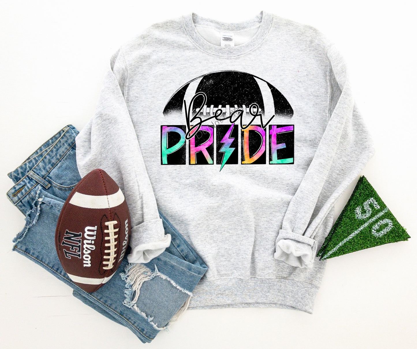 Bear pride football-DTF