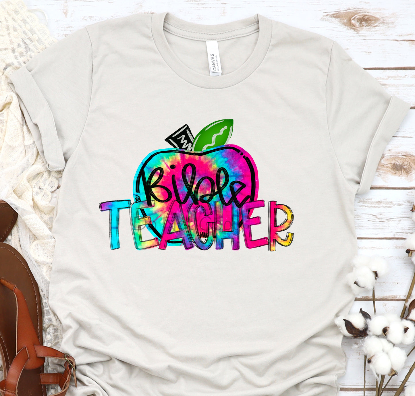 Bible teacher tie dye- DTF