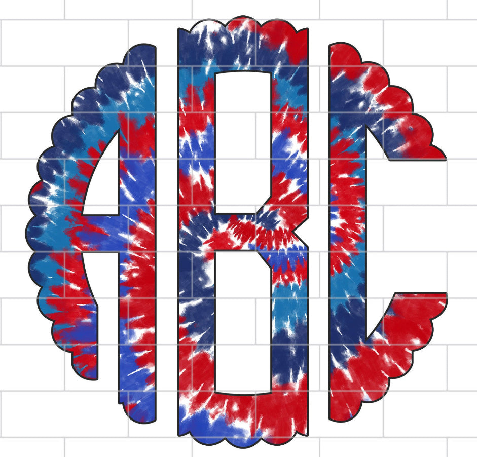 Monogram-VARIETY OF STYLES custom DTF