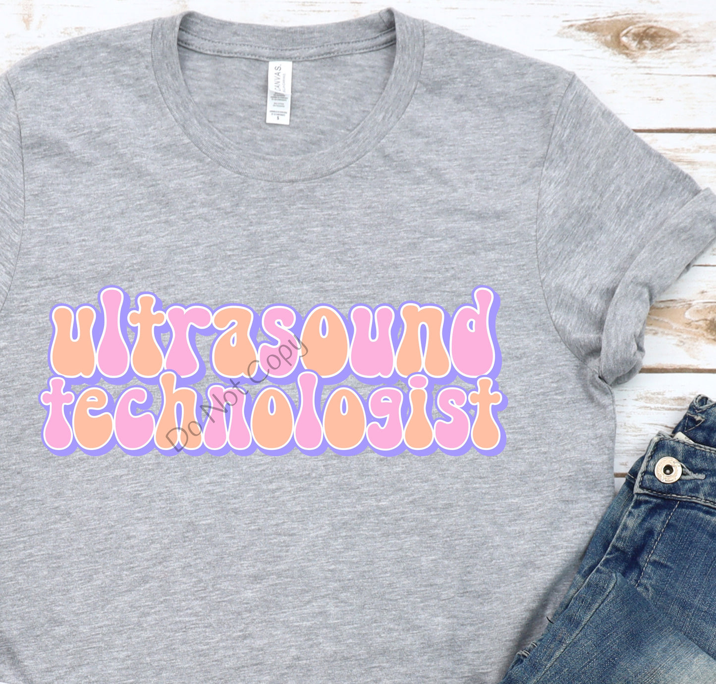 Retro occupation ultrasound technologist-DTF