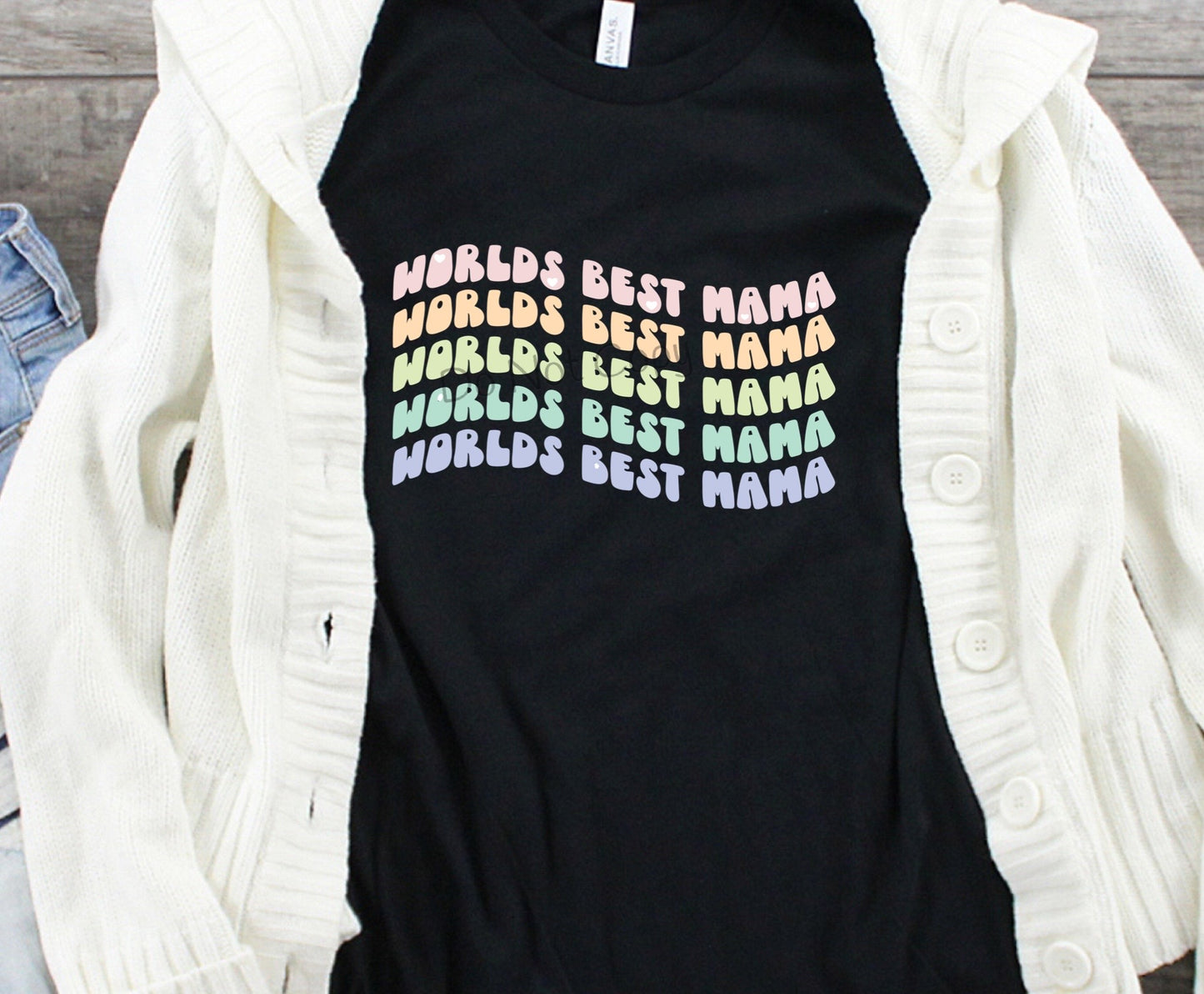 Worlds best mama-DTF