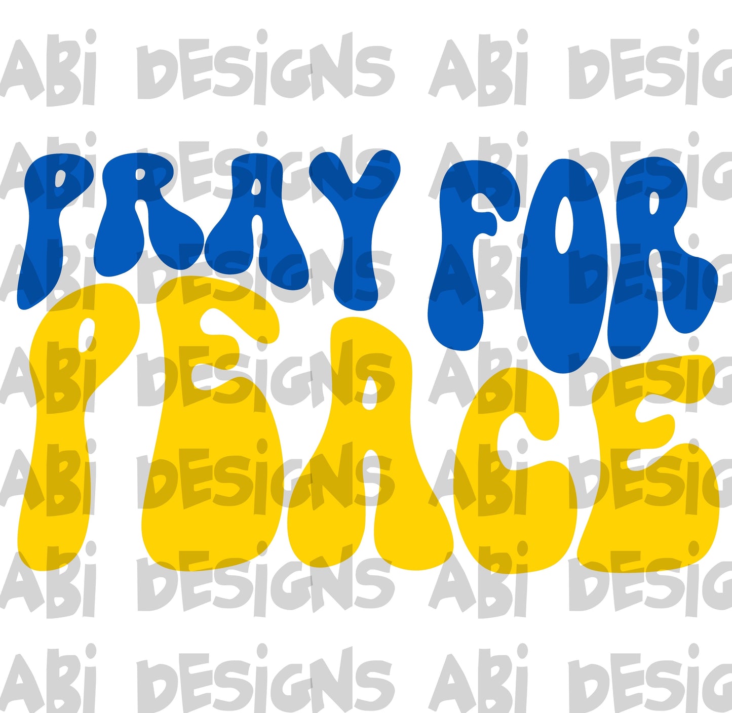 Pray for peace Ukraine-DTF