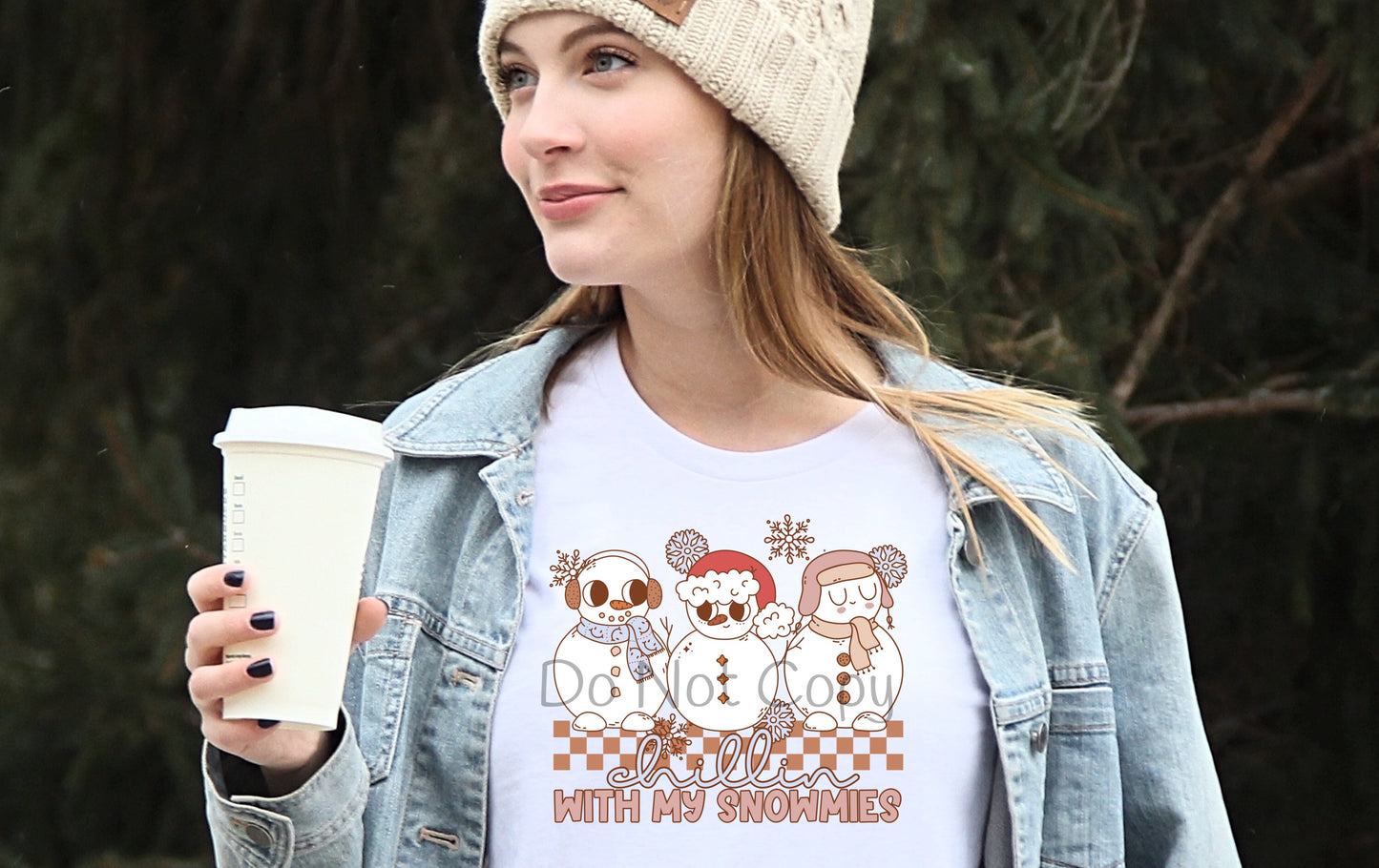 Chillin with my snowmies-DTF
