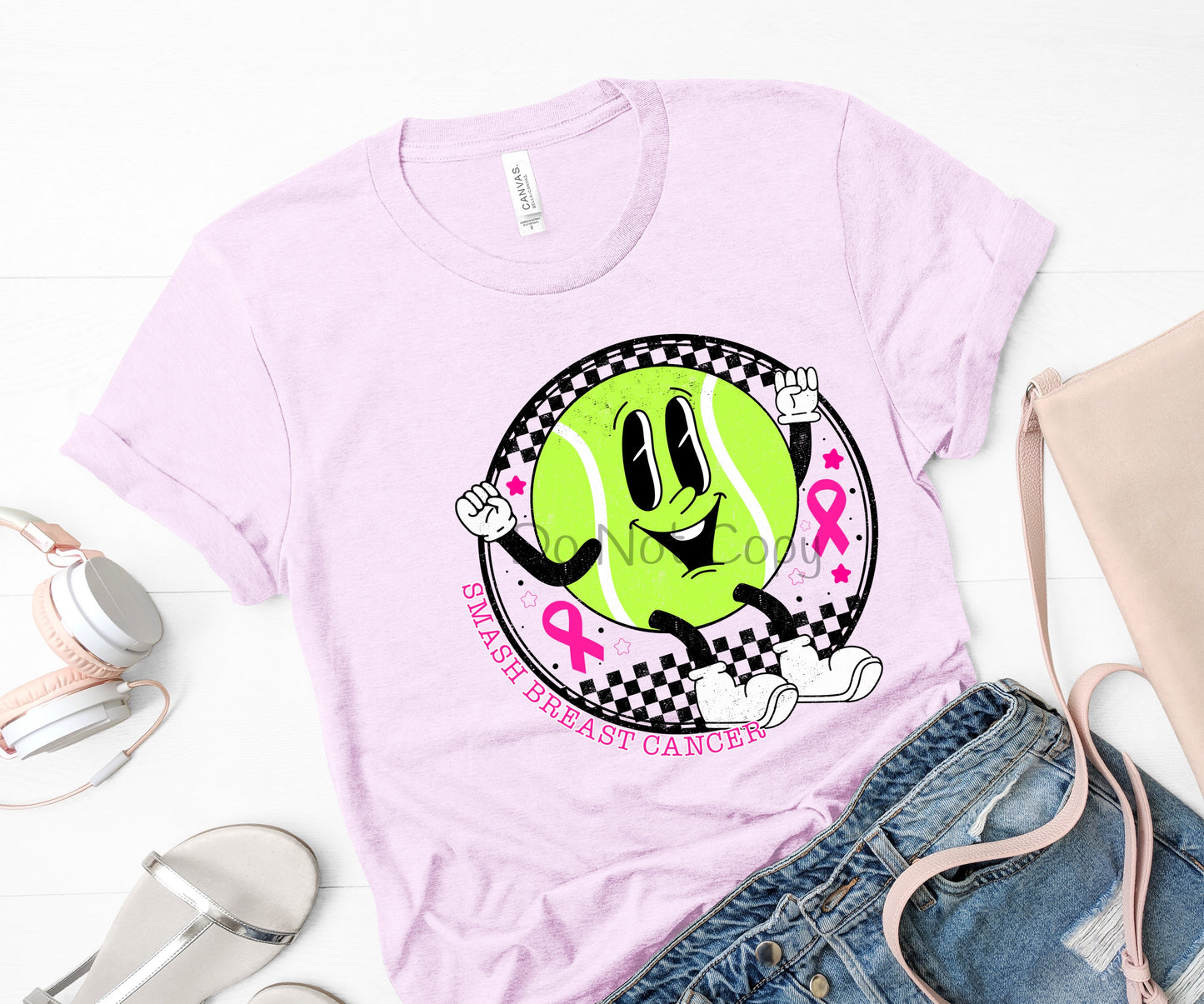 Smash breast cancer tennis-DTF
