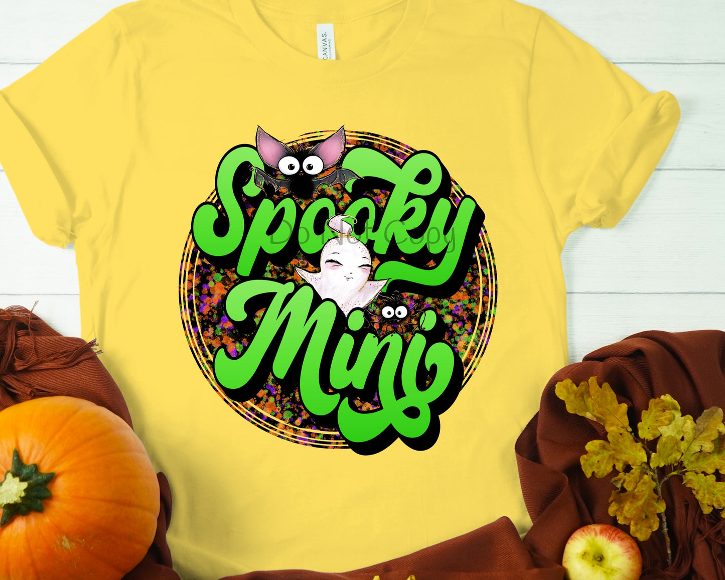 Spooky mini circle-DTF