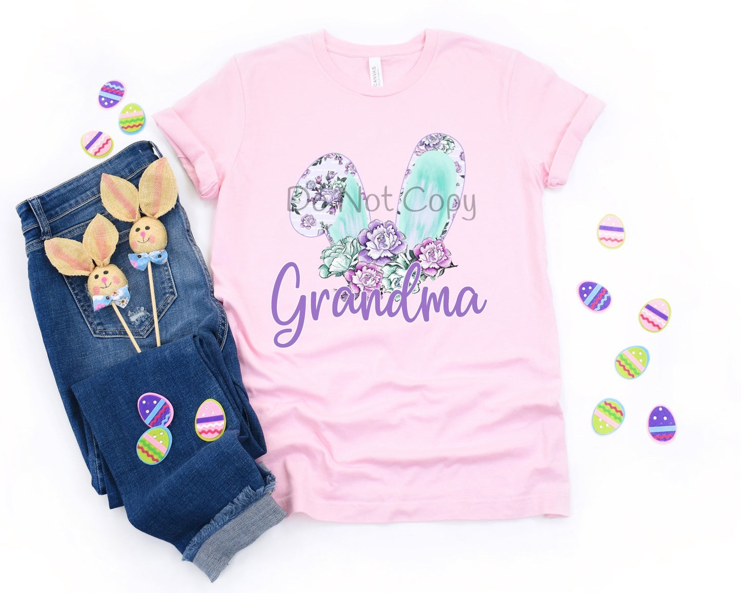 Grandma bunny ears-DTF