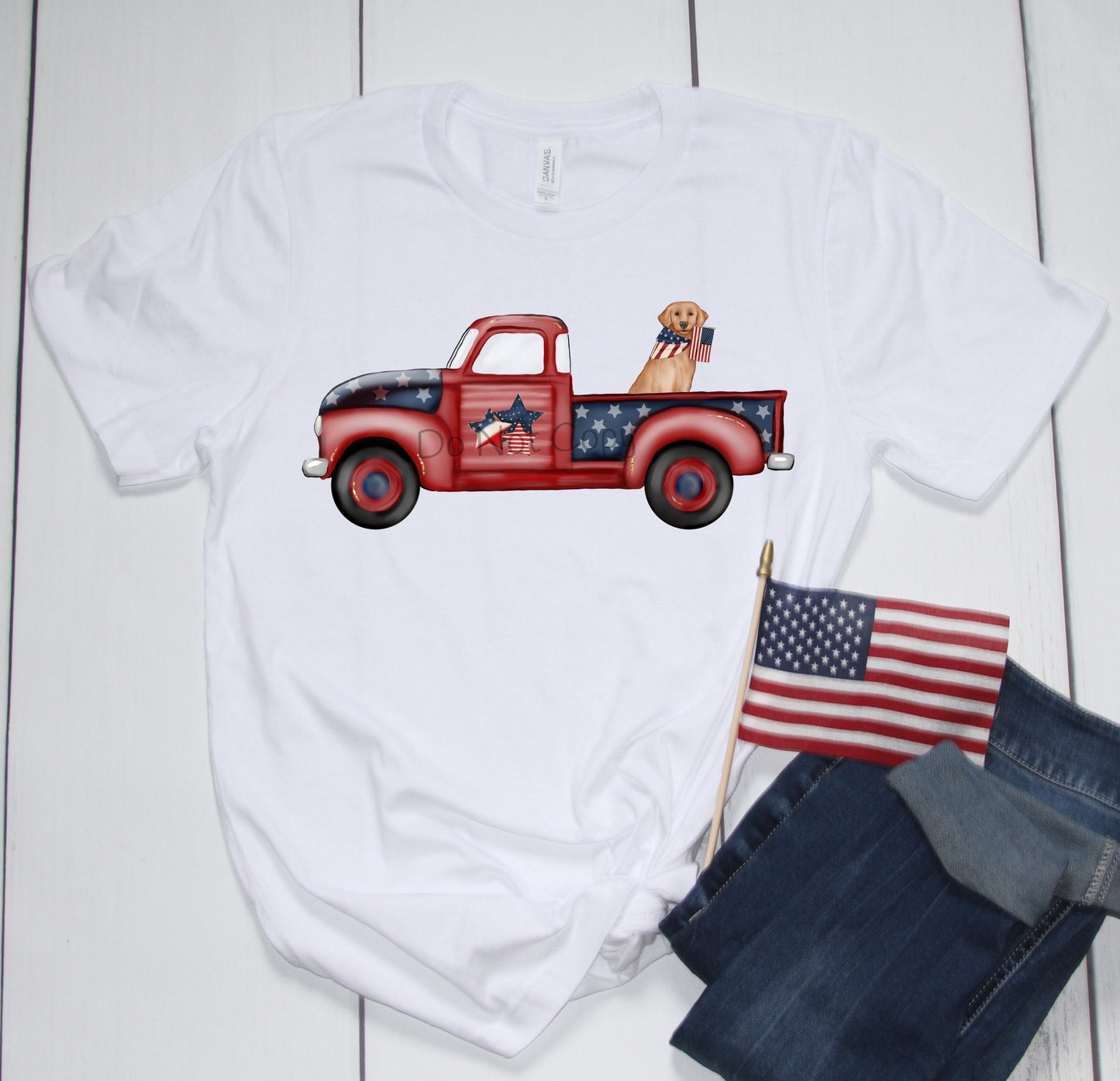 American Truck dog no flowers-DTF