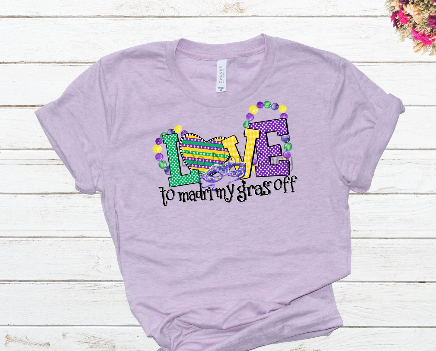 Love to mardi my Gras off-DTF