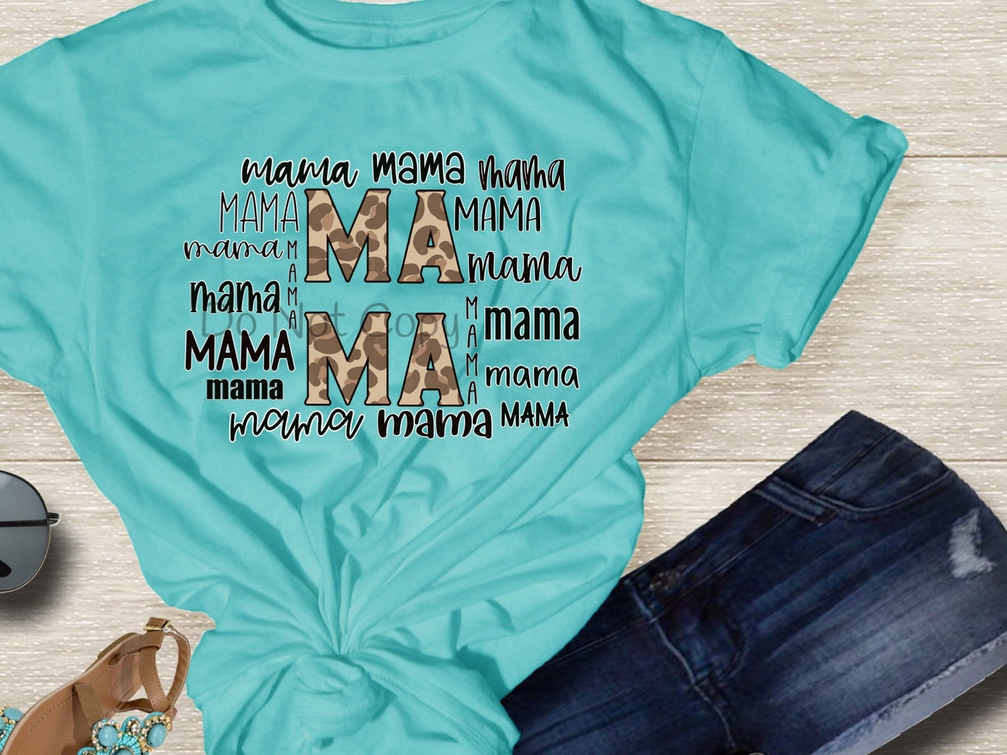 Mama brown camo- DTF