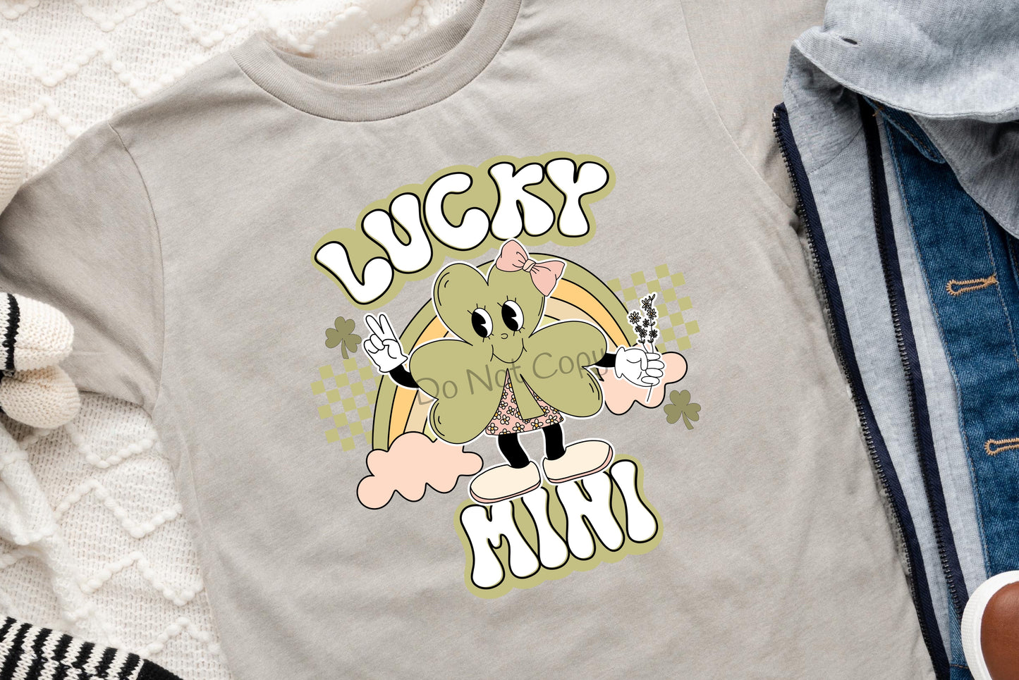 Lucky mini clover-DTF