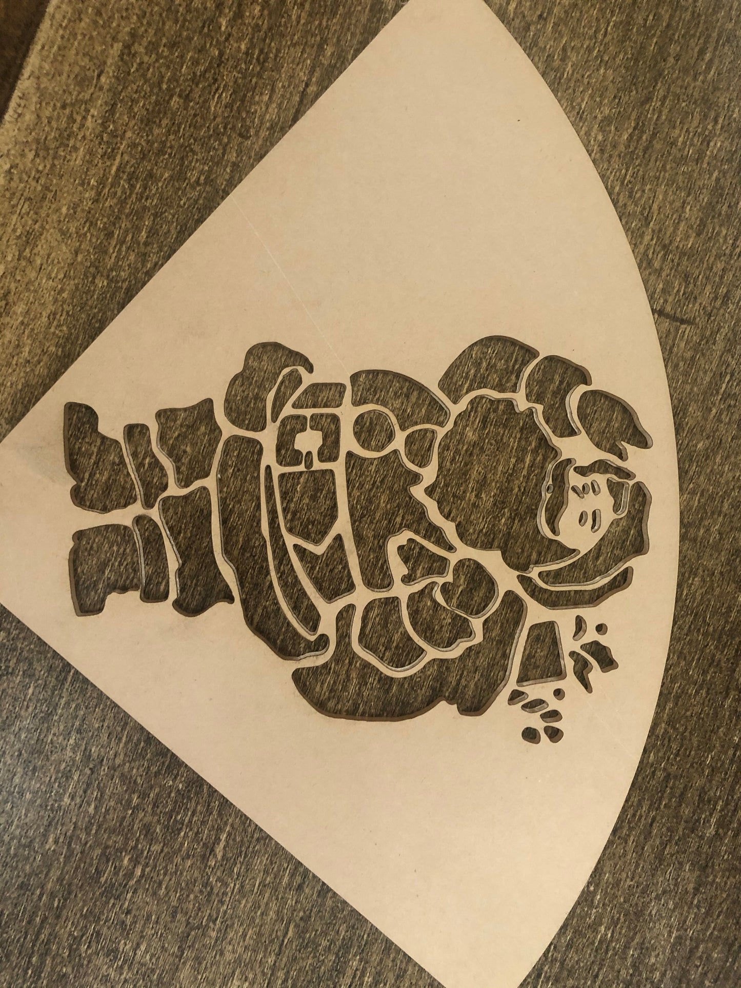 Santa Sleeve Stencil